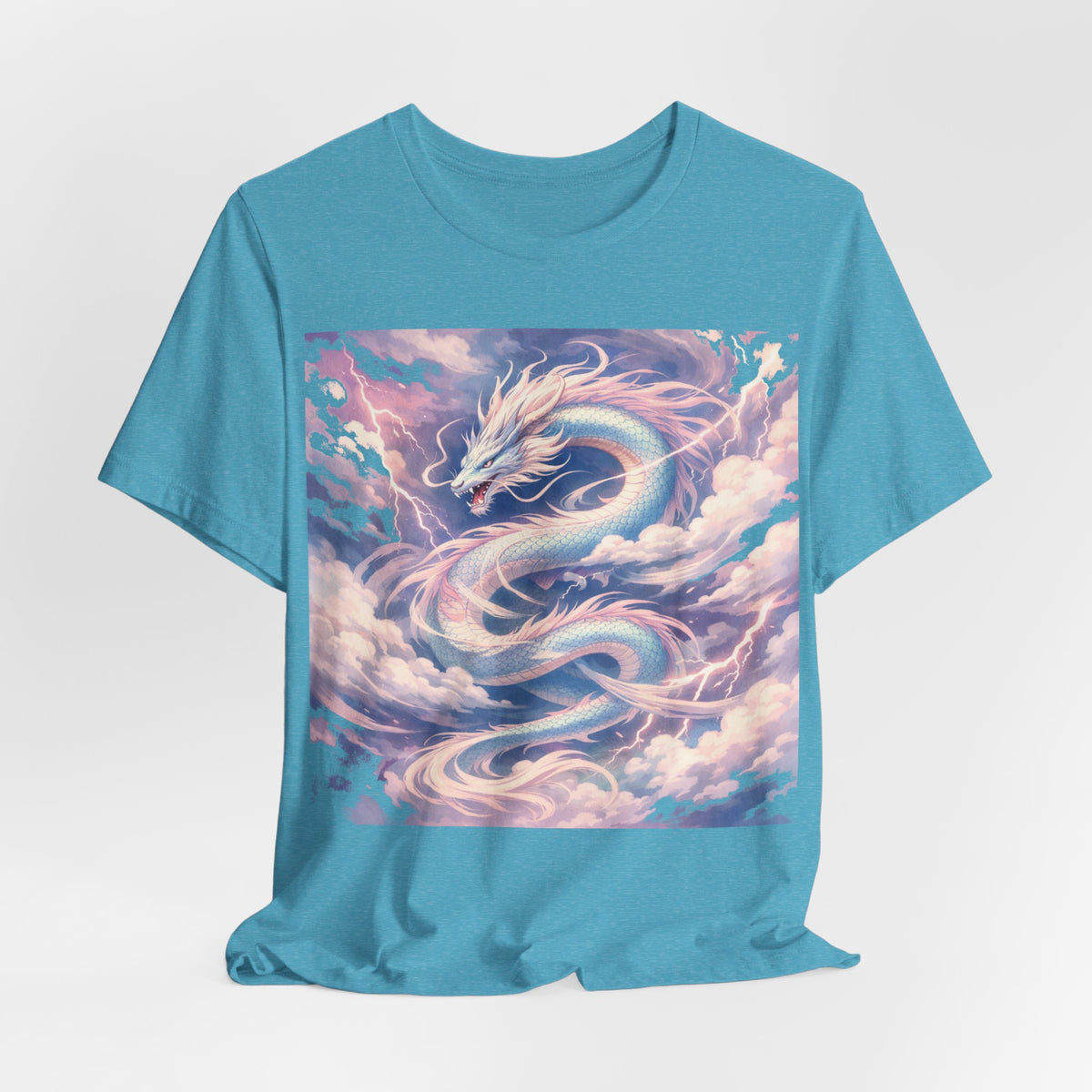 Pastel Sky Dragon T-Shirt — Ethereal Dragon Graphic Tee