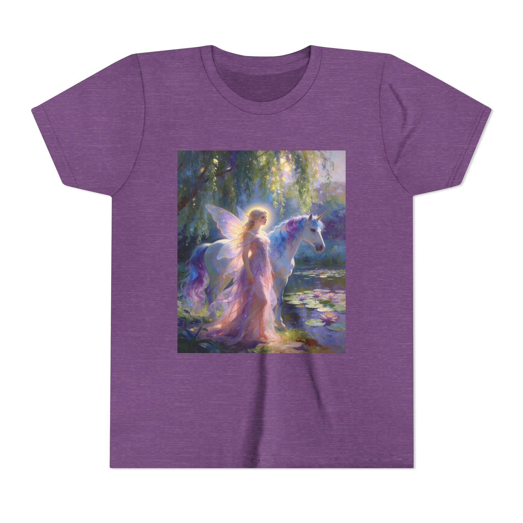 Youth Tee — Magical Fairy and Unicorn Art Shirt