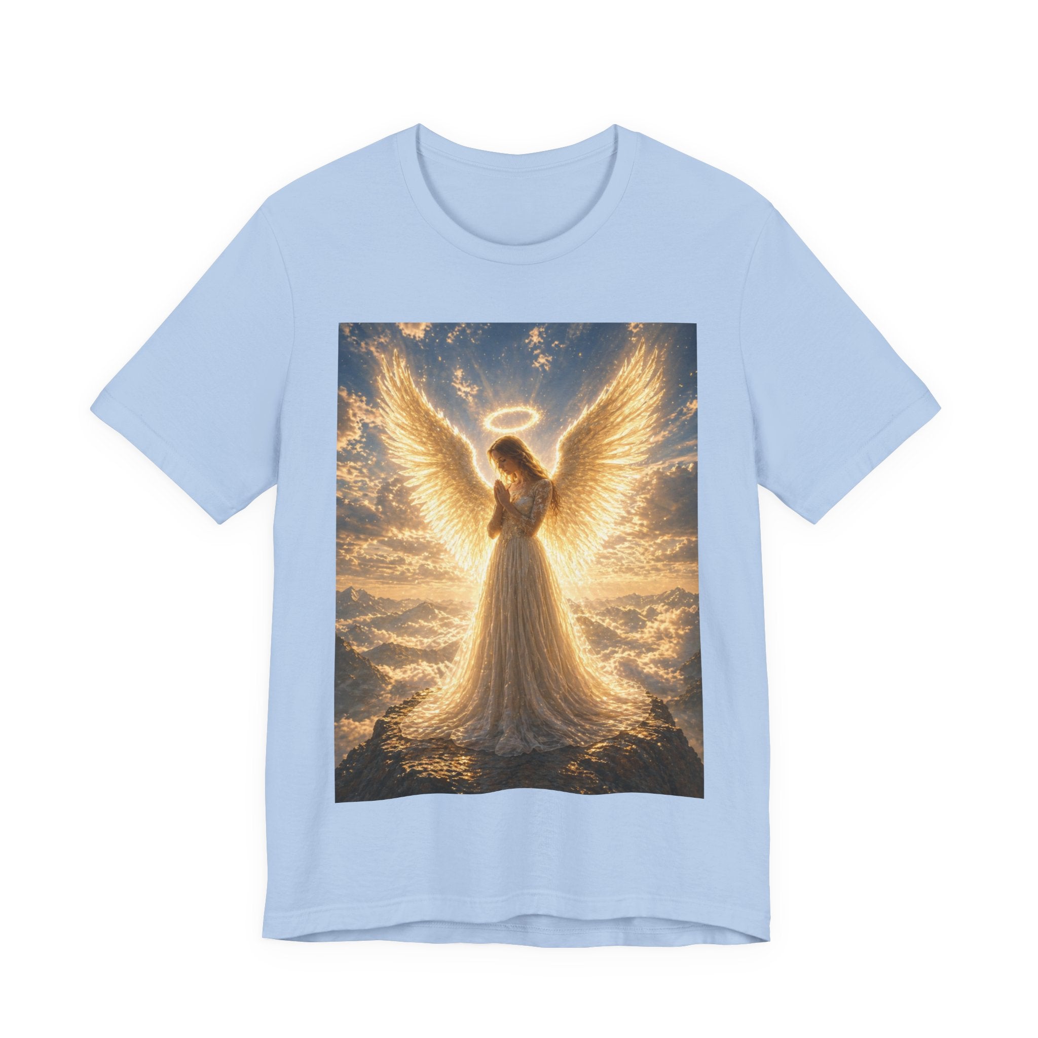 Angle praying Unisex Jersey Short Sleeve Tee