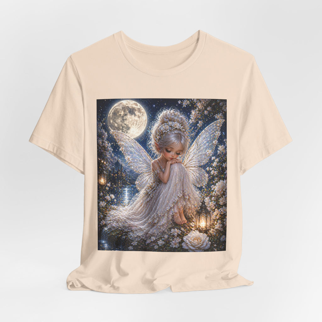 Moonlit Fairy T‑Shirt — Cute Angelic Fairy Graphic Tee