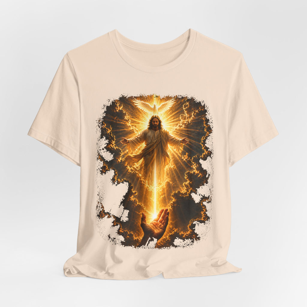 Jesus Ascension Tee — Radiant Resurrection Christian T‑Shirt