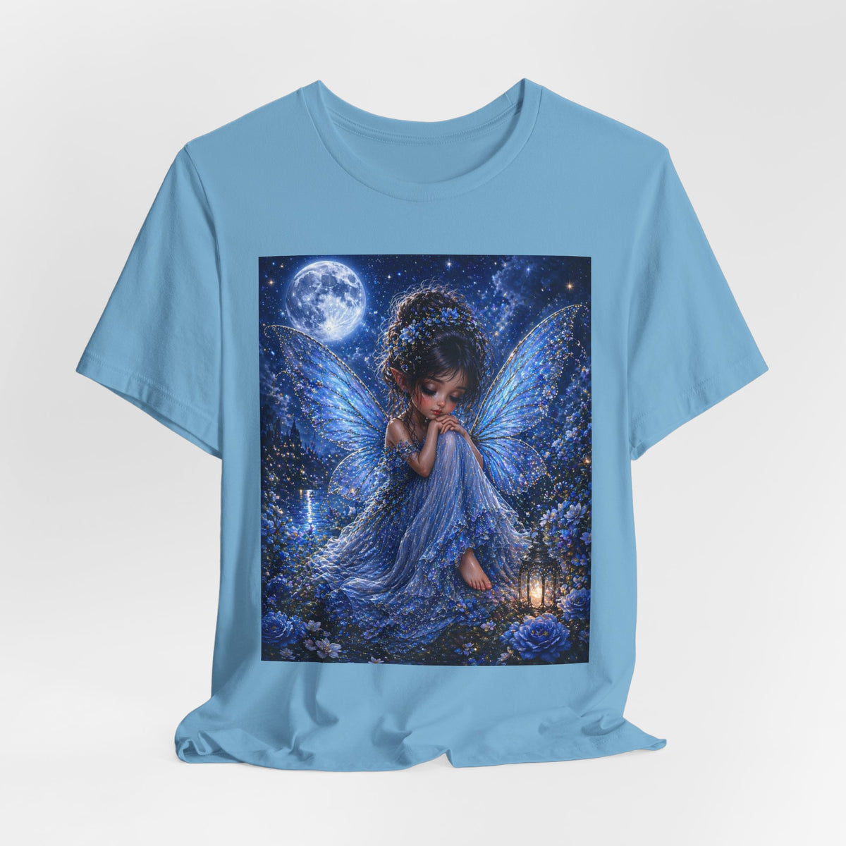 Blue Moon Fairy T-Shirt — Nighttime Fantasy Angel Tee