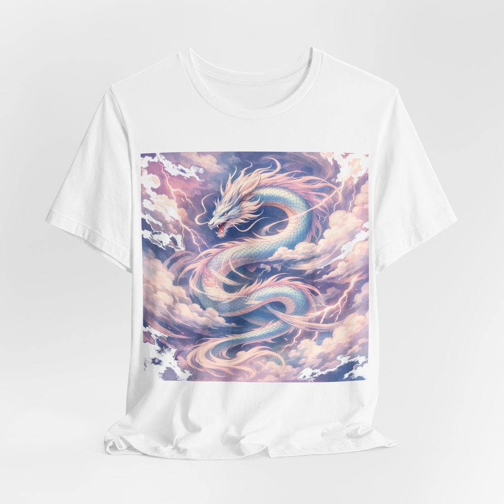 Pastel Sky Dragon T-Shirt — Ethereal Dragon Graphic Tee
