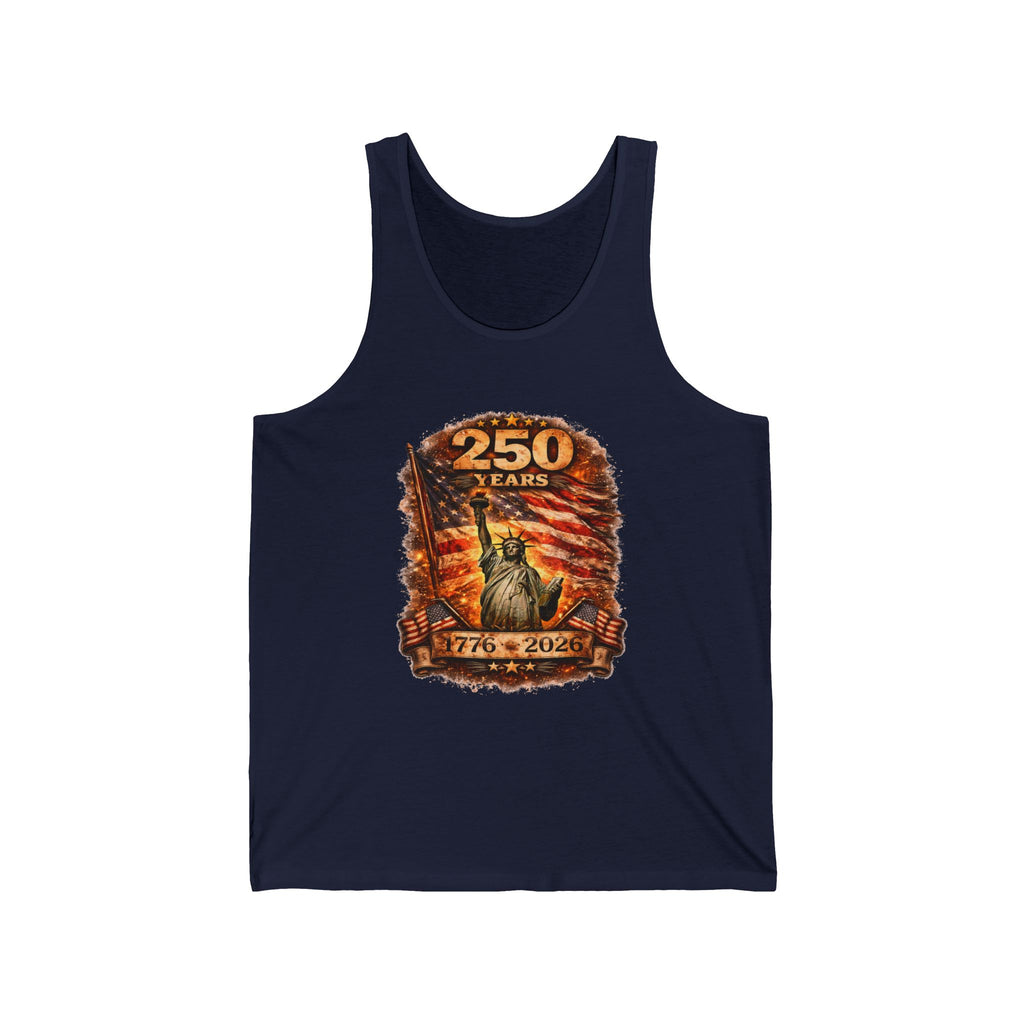 250 Years Statue of Liberty Tank Top — 1776–2026 Patriotic Anniversary Tank