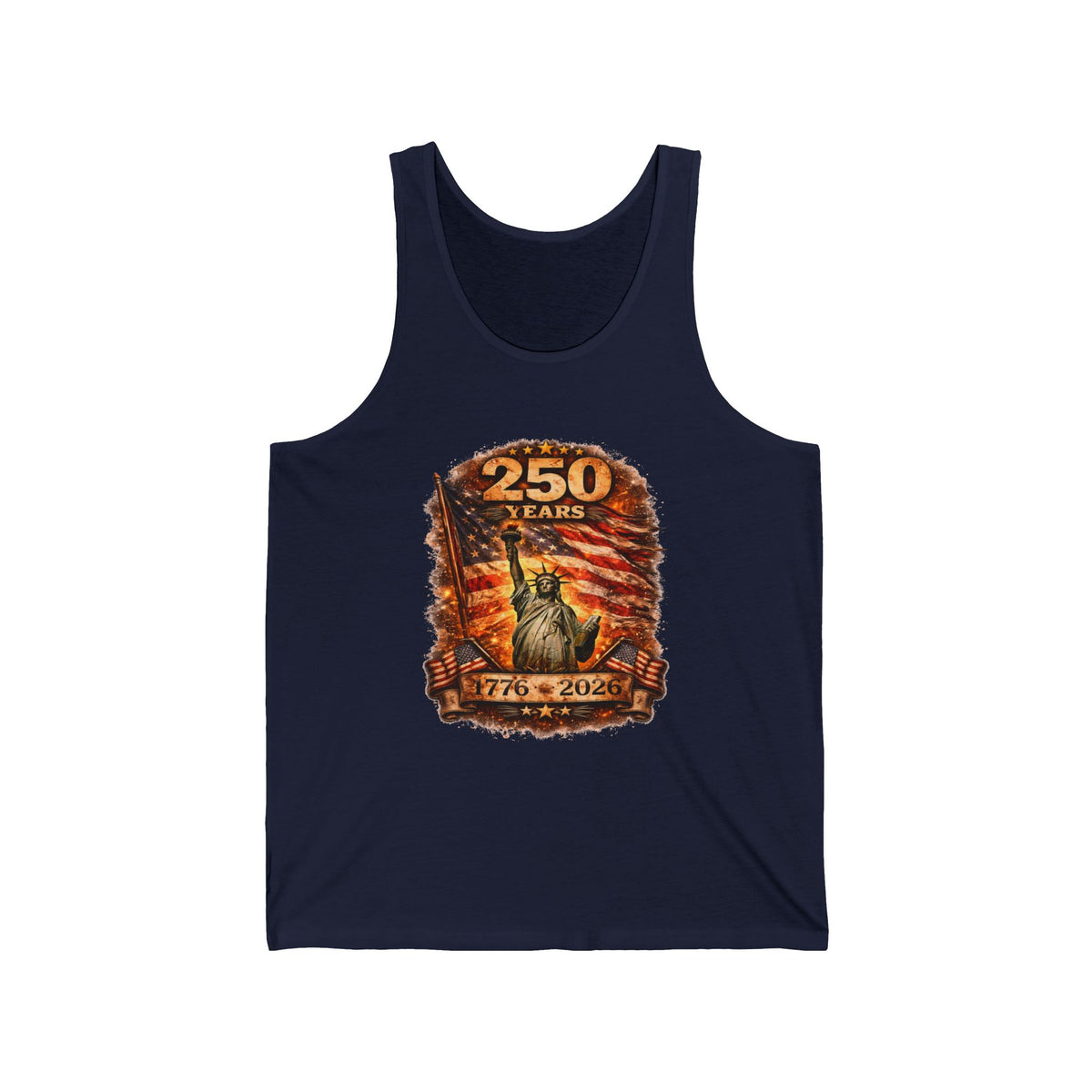 250 Years Statue of Liberty Tank Top — 1776–2026 Patriotic Anniversary Tank