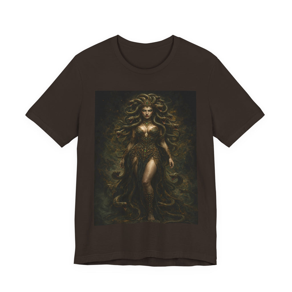 Medusa Goddess T‑Shirt — Mythic Dark Art Graphic Tee