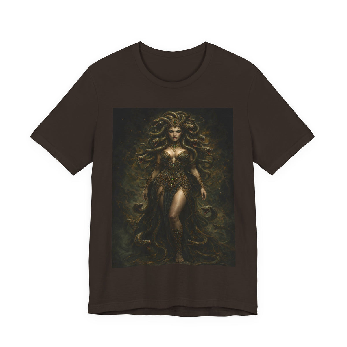 Medusa Goddess T‑Shirt — Mythic Dark Art Graphic Tee