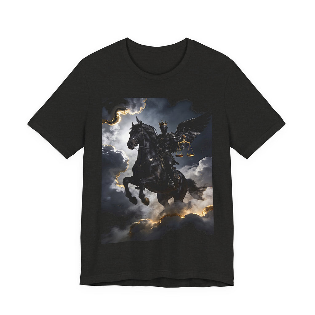 The black horse from Revelation 6:5-6 One of four T-shirt