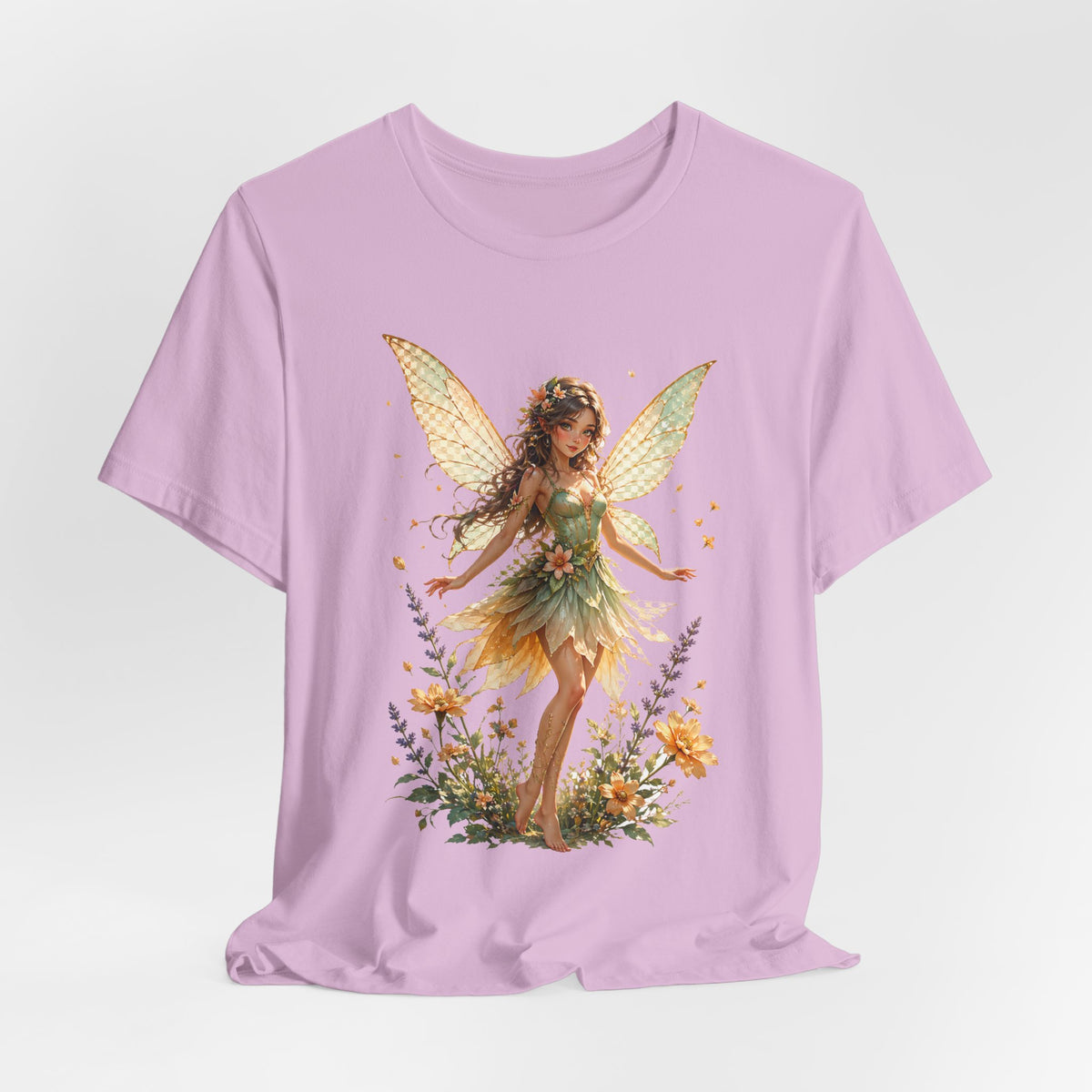 Fairy Garden T-Shirt — Vintage Floral Fairy Illustration Tee