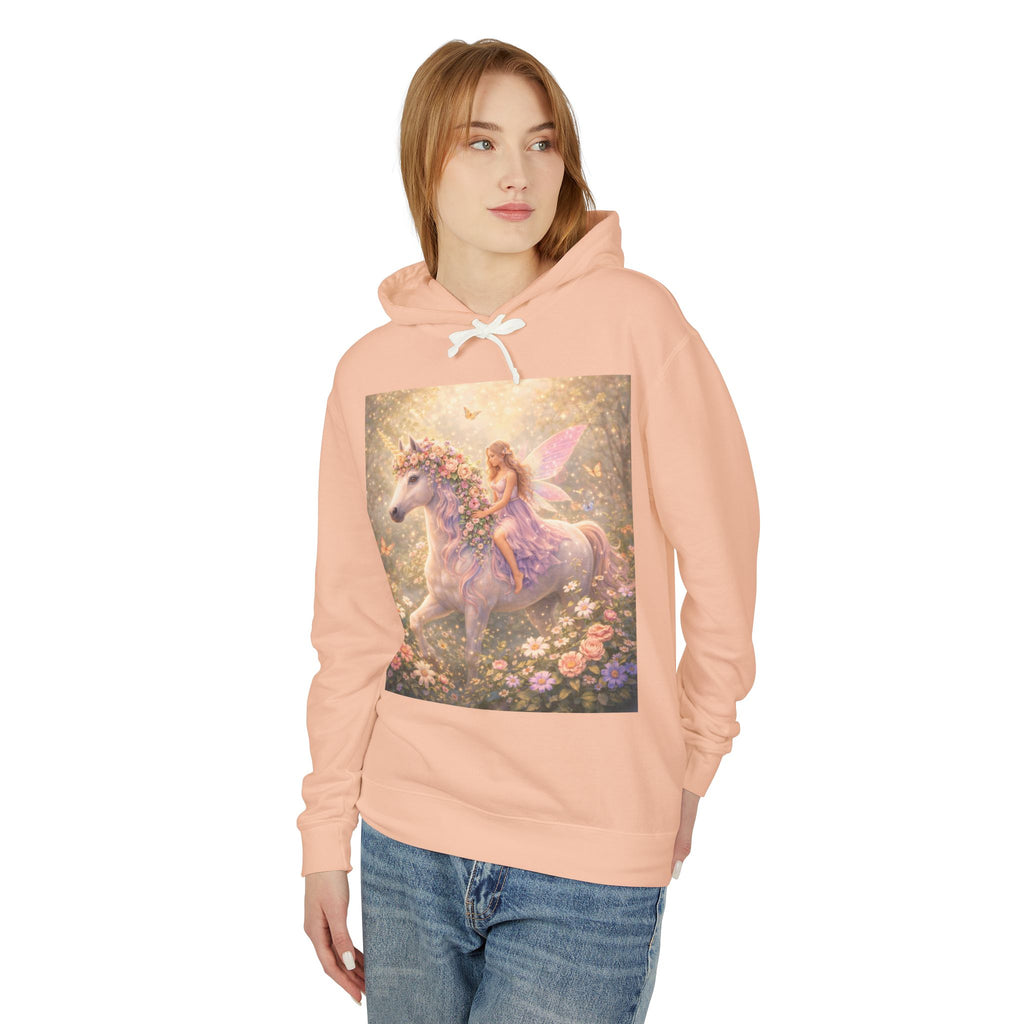 Fairy & Unicorn Hoodie — Whimsical Pastel Fantasy Pullover