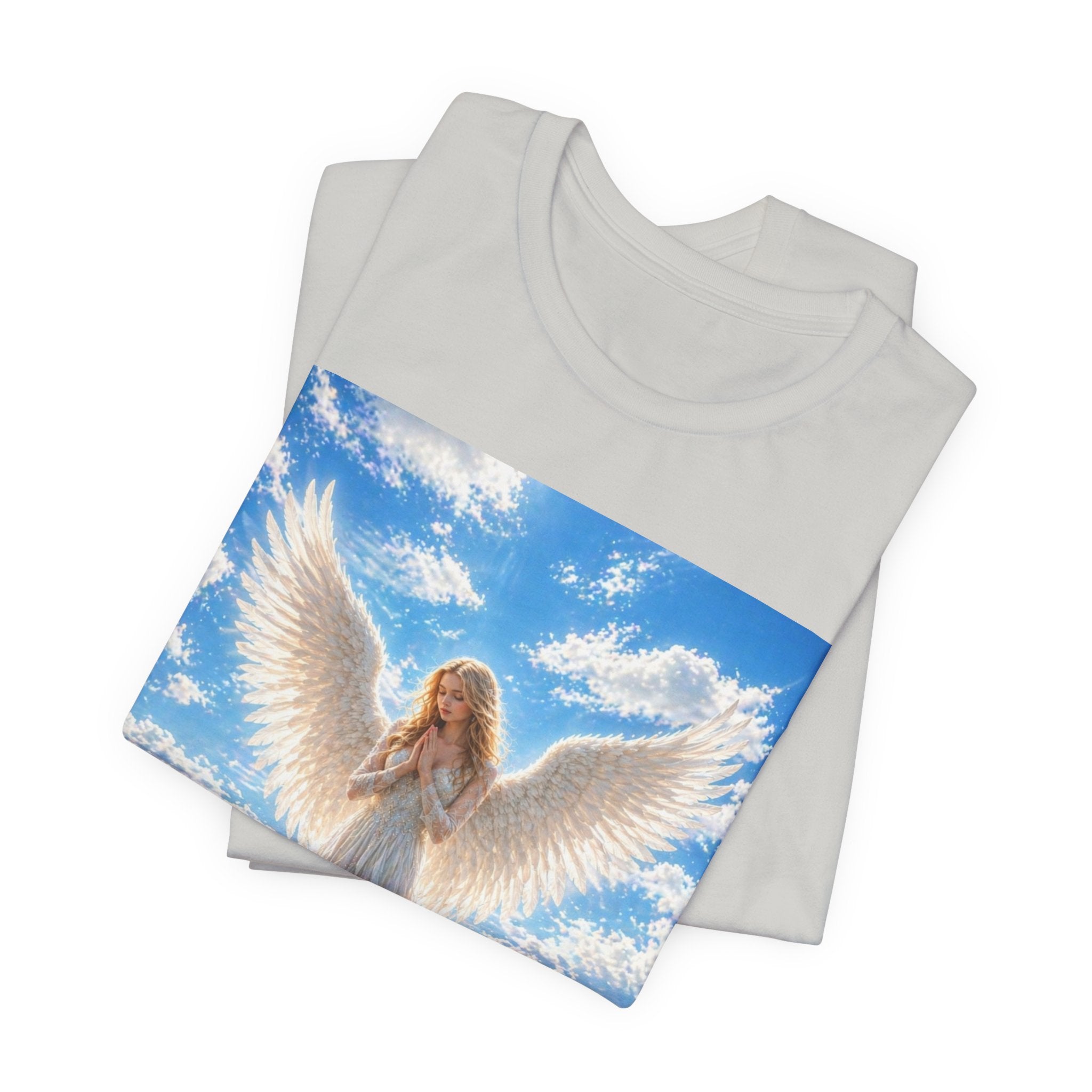 Angel Wings T-Shirt — Serene Guardian Angel Graphic Tee