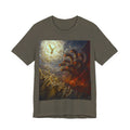 Apocalyptic Angel vs. Satan the 7 headed Dragon Graphic  T-Shirt