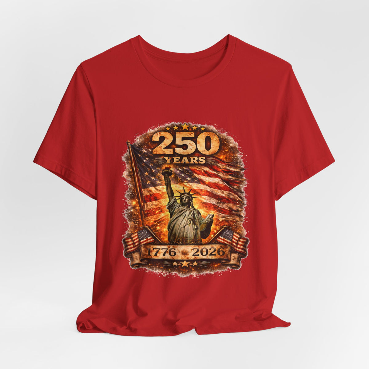 250 Years Statue of Liberty Tee — 1776–2026 Patriotic Anniversary Shirt