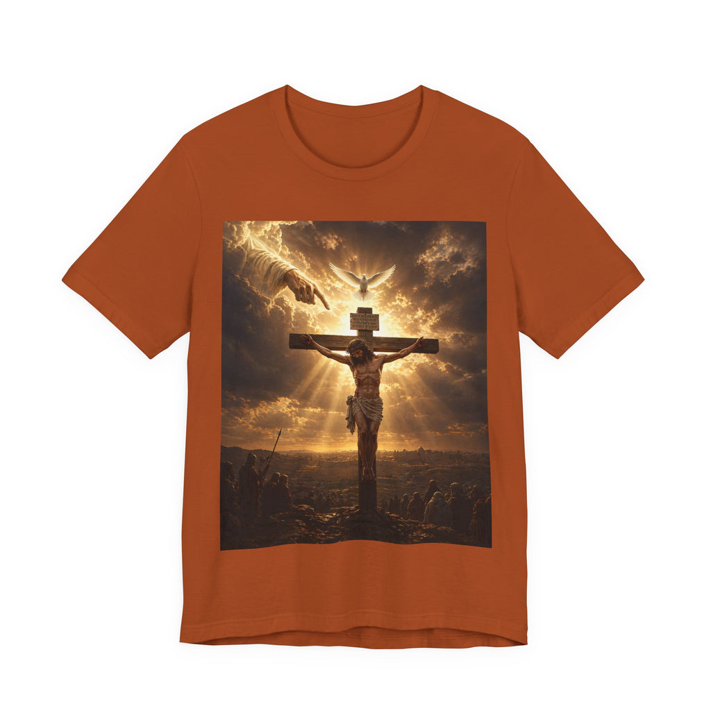 Crucifixion Sunrise T-Shirt — Christian Faith Graphic Tee