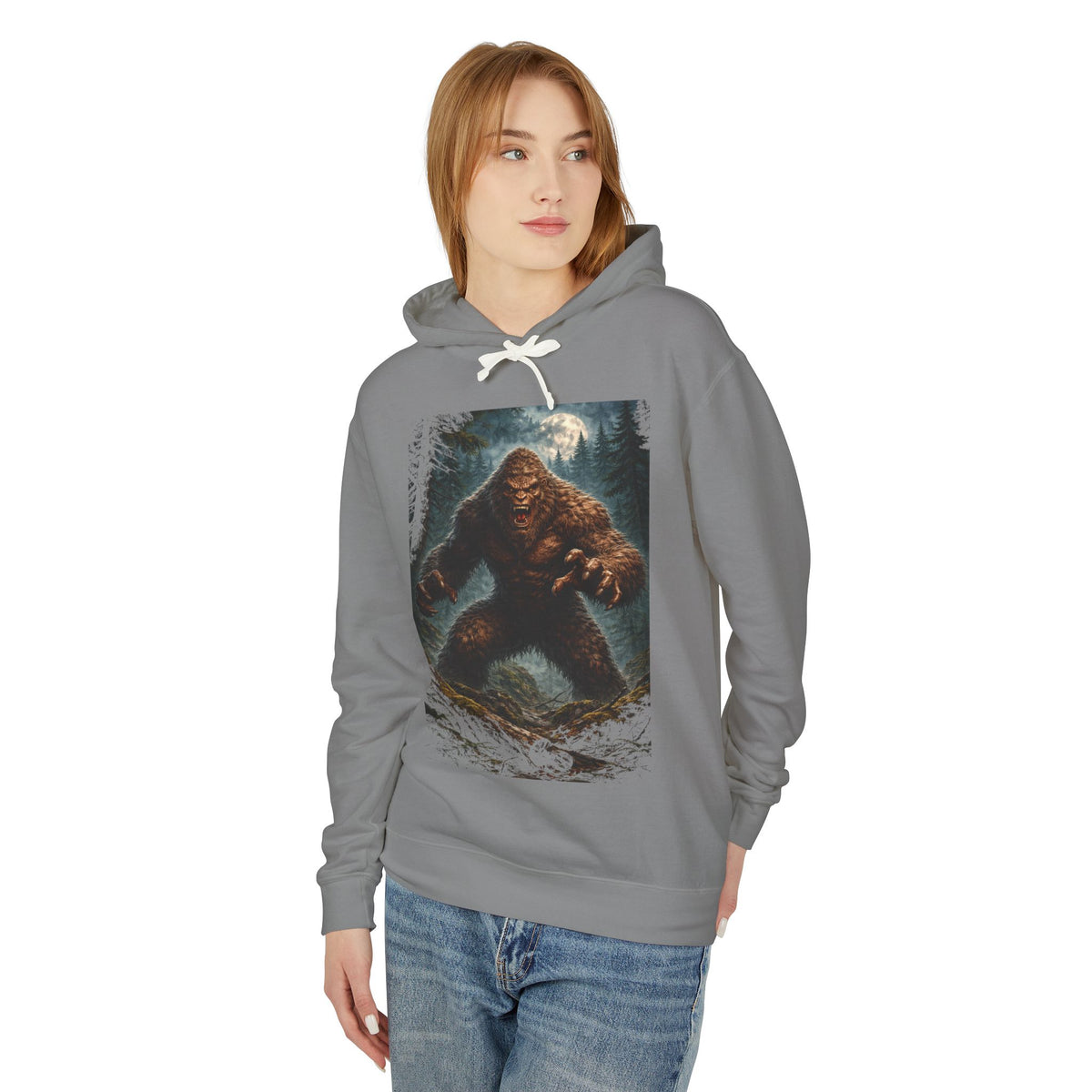 Bigfoot Forest Hoodie – Sasquatch Graphic Pullover