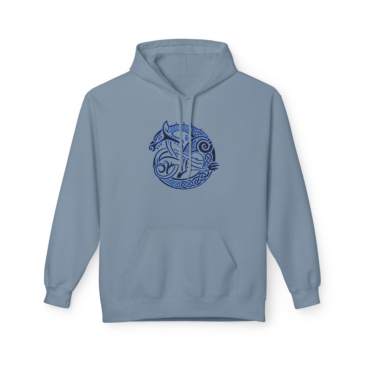 Celtic Wolf Circle Hoodie —The Wolf – A Symbol of Power, Destruction, and Loyalty