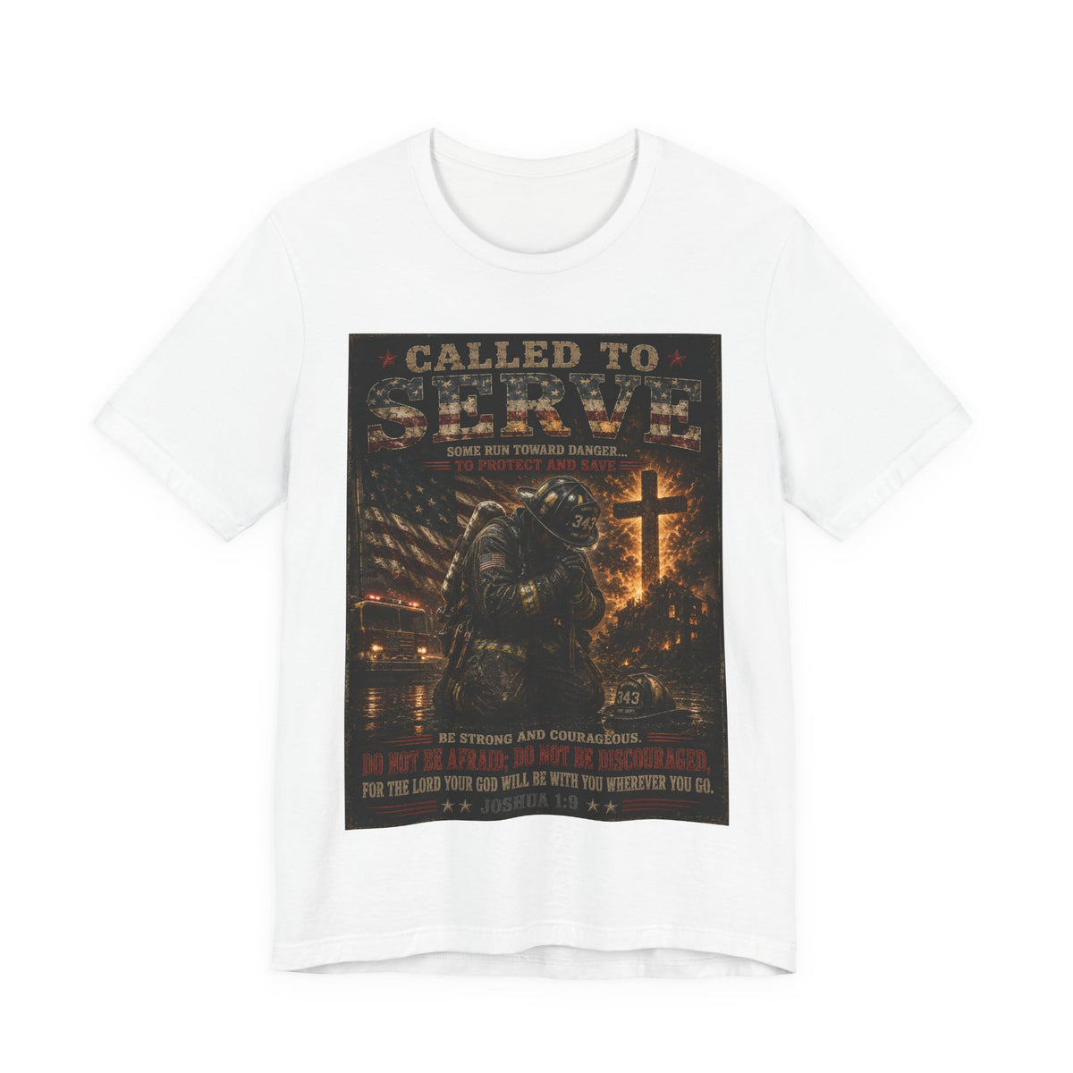 Called to Serve Graphic Tee — Military Christian Prayer T-Shirt