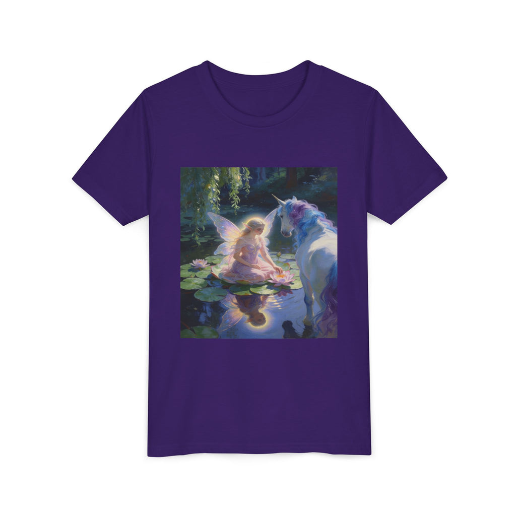 Youth Tee — Fairy and Unicorn Magic Print