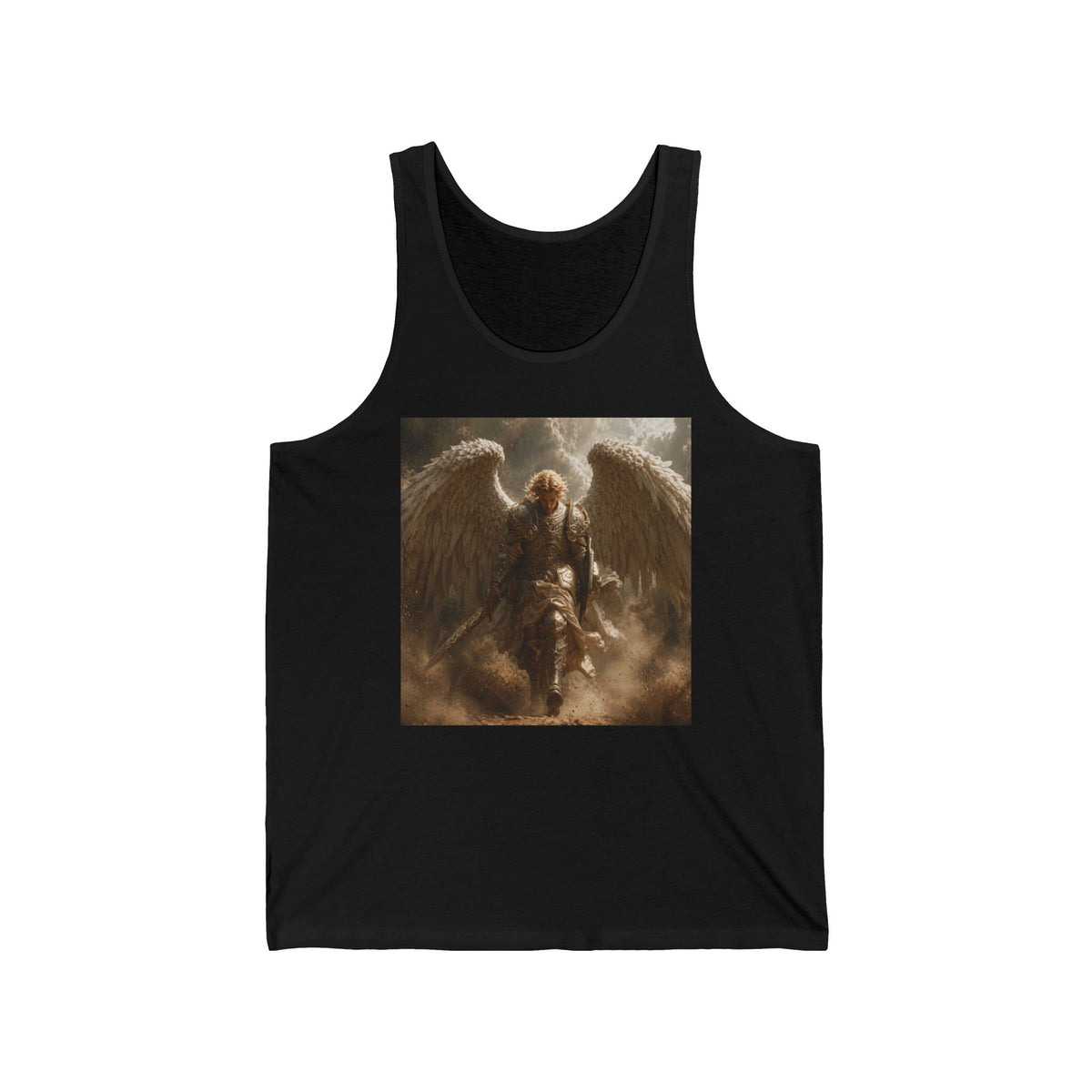 Angel Warrior Tank Top — Ethereal Winged Guardian Graphic Tank