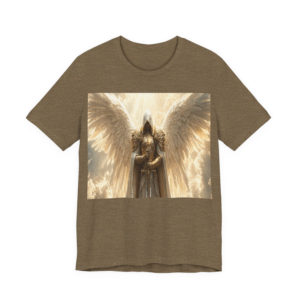 Guardian Angel Graphic Tee — Golden Archangel Design