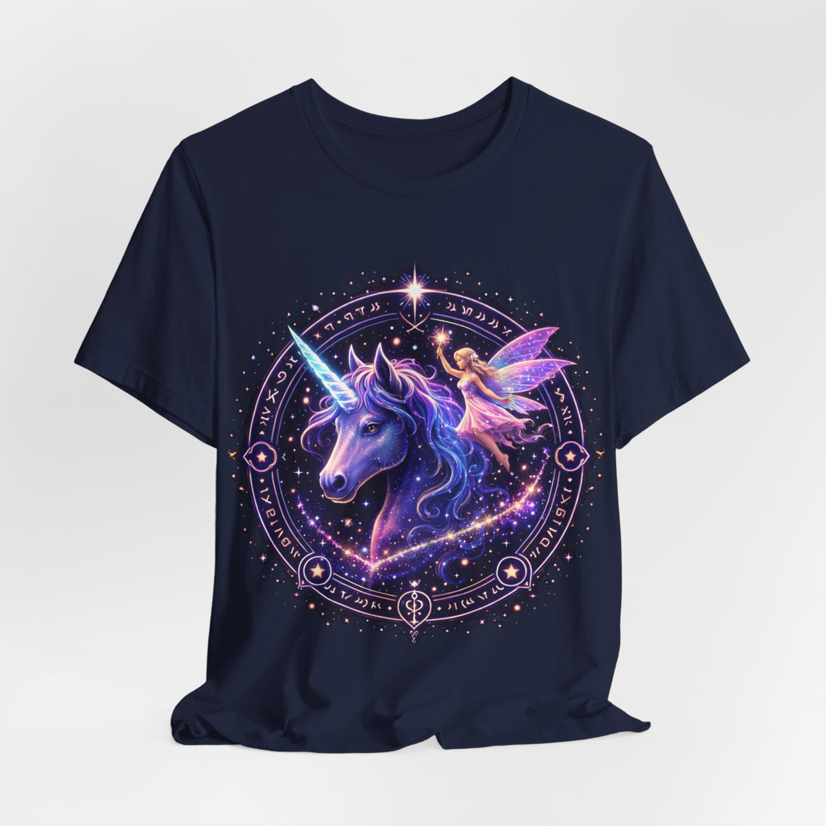 Unicorn & Fairy Galaxy Tee — Magical Fantasy Graphic T-Shirt