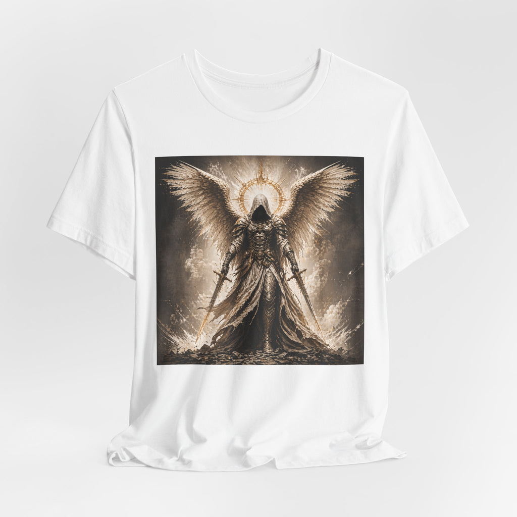 Angel Warrior T-Shirt — Gothic Archangel Graphic Tee