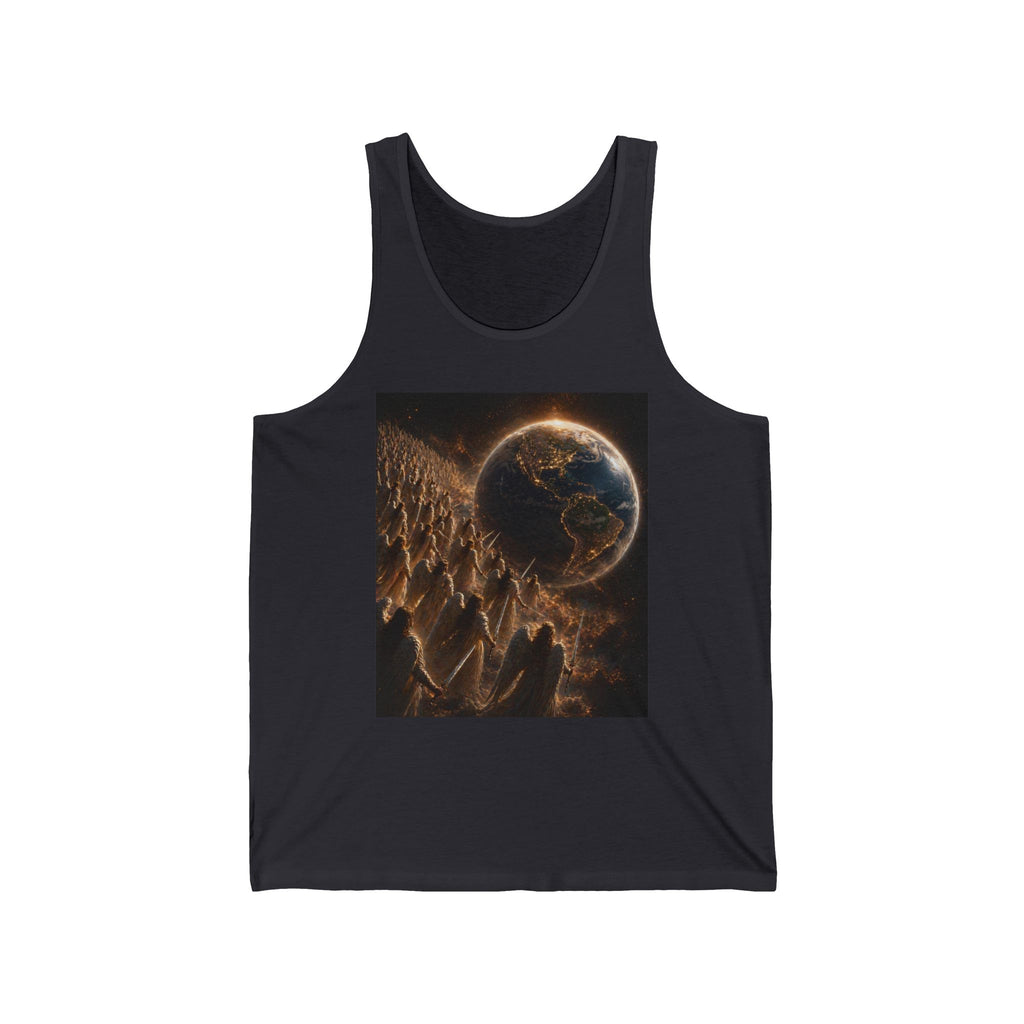 Earth Ascension Tank Top — Cosmic Spiritual Art Tee