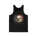 American Eagle Tank Top — Patriotic Bald Eagle with USA Flag