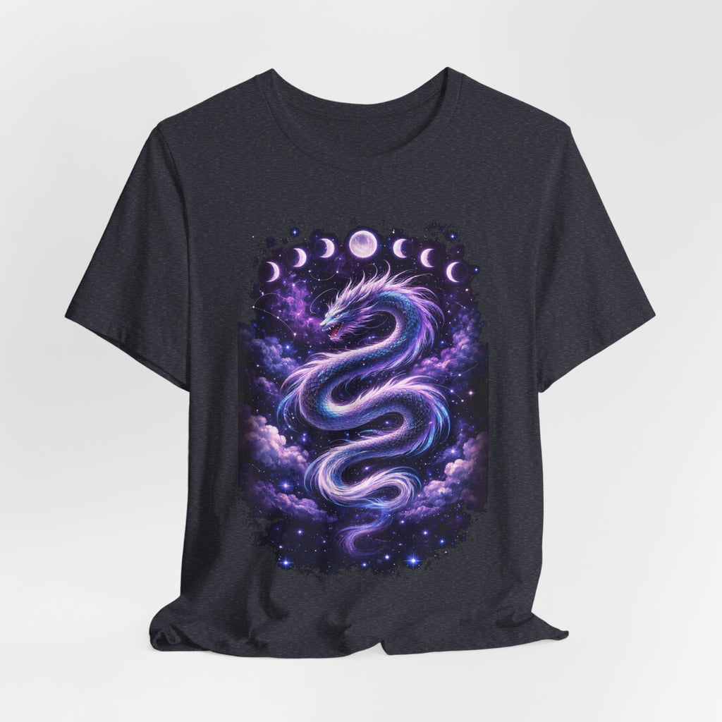 Mystic Moon Dragon T-Shirt — Cosmic Lunar Phases Tee