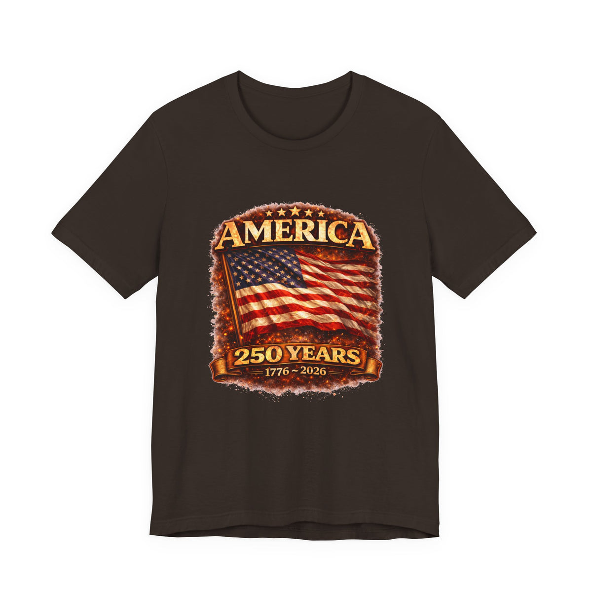 America 250 Years Flag T-Shirt – 1776–2026 Bicentennial Celebration Tee