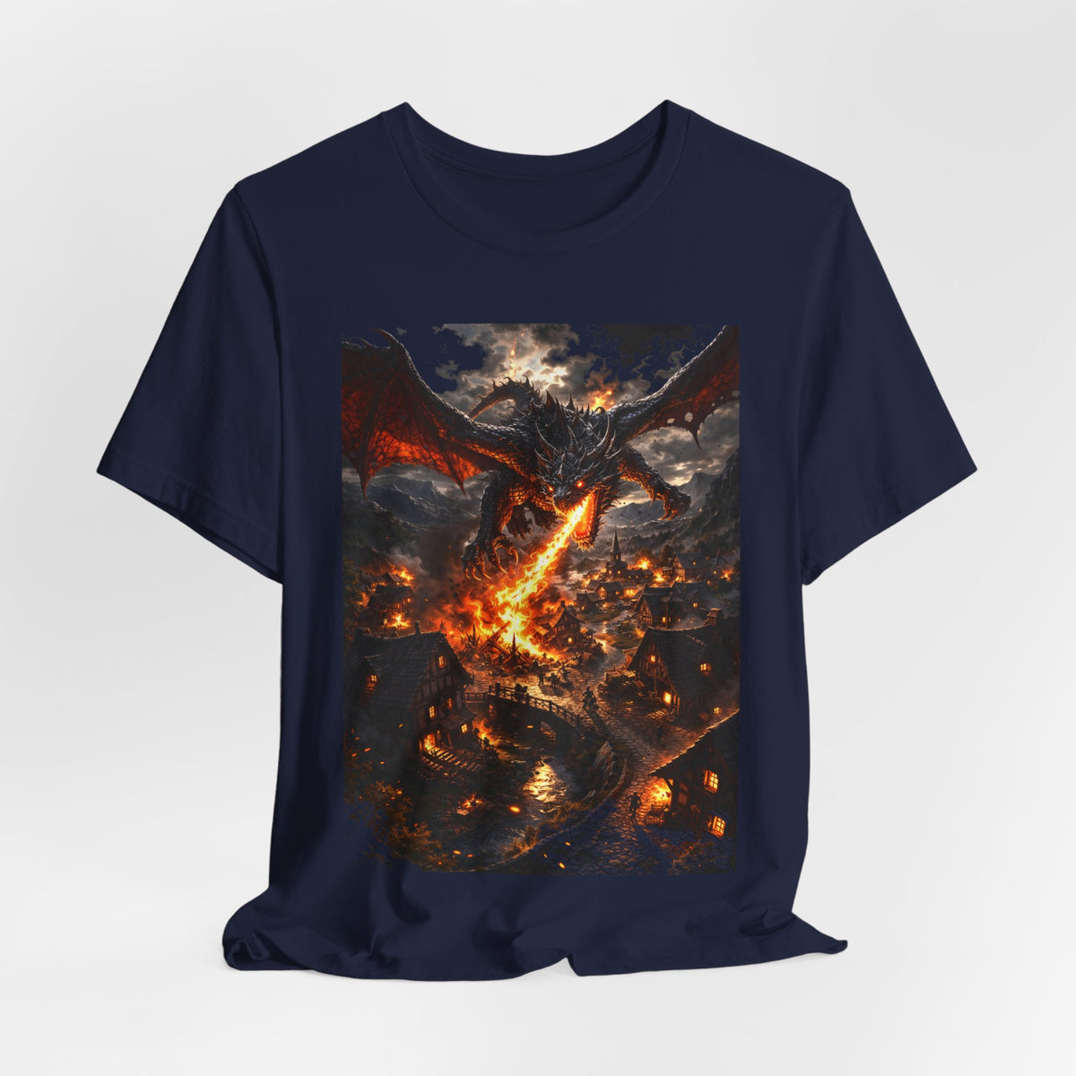 Dragon Fire T‑Shirt — Epic Fire‑Breathing Dragon Graphic Tee