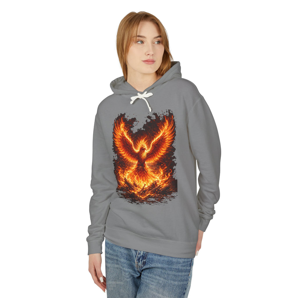 Phoenix Fire Hoodie – Flaming Phoenix Graphic Hooded Sweatshirt