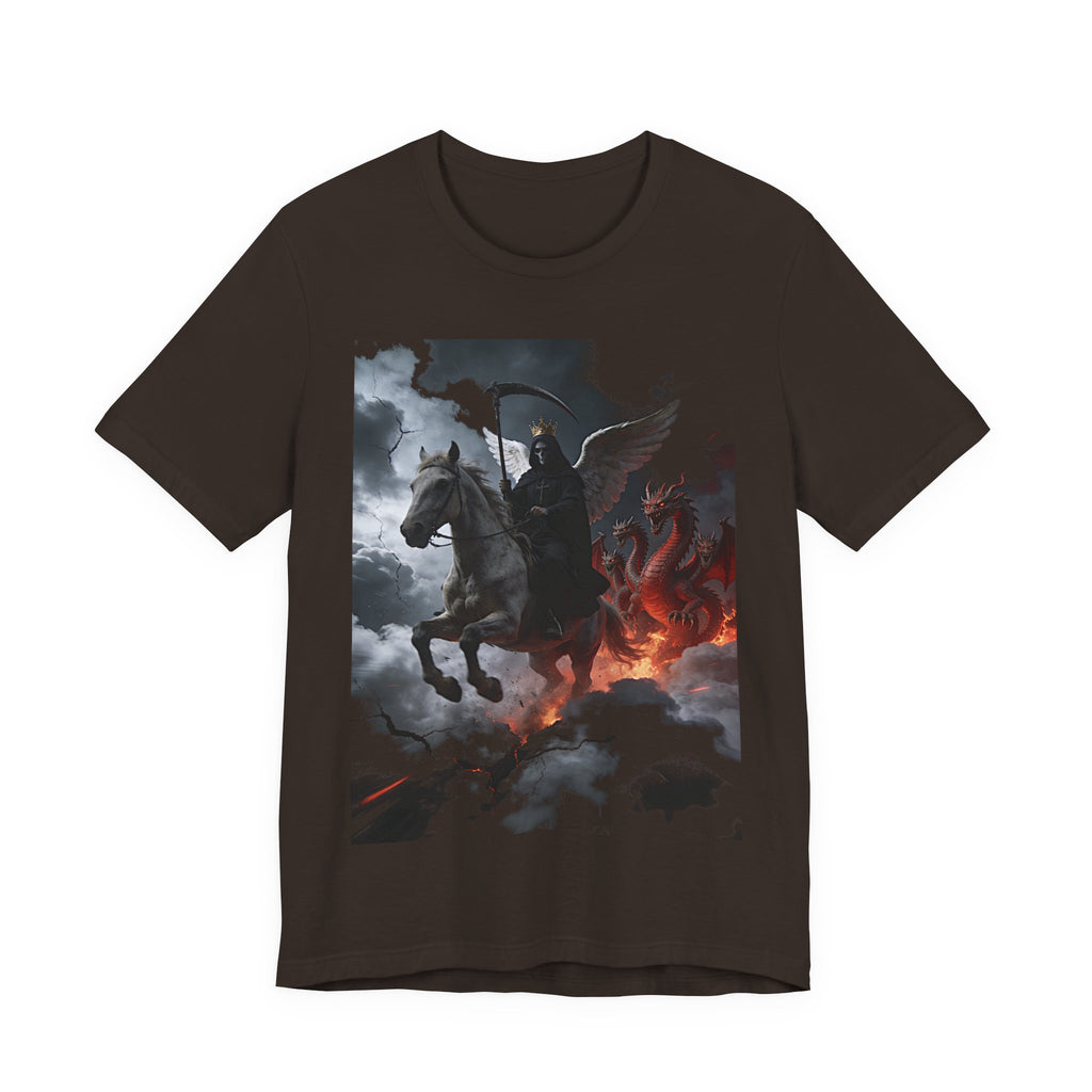 The Pale horse from Revelation 6:7-8-End of Times- Graphic T-Shirt