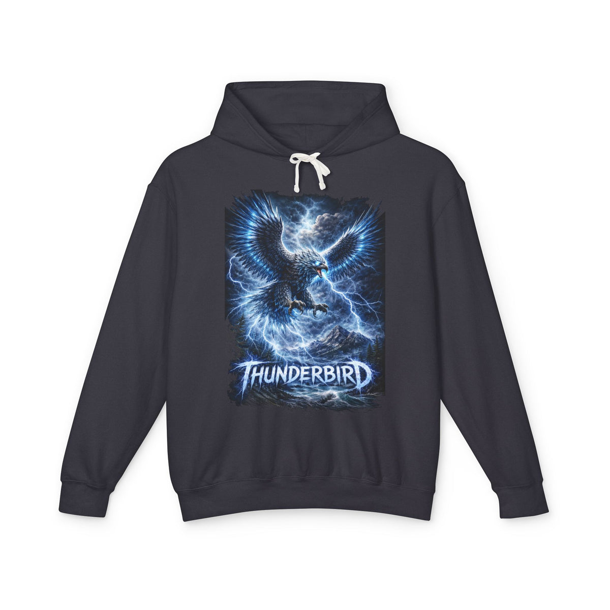 Thunderbird Lightning Hoodie — Electric Eagle Graphic Sweatshirt