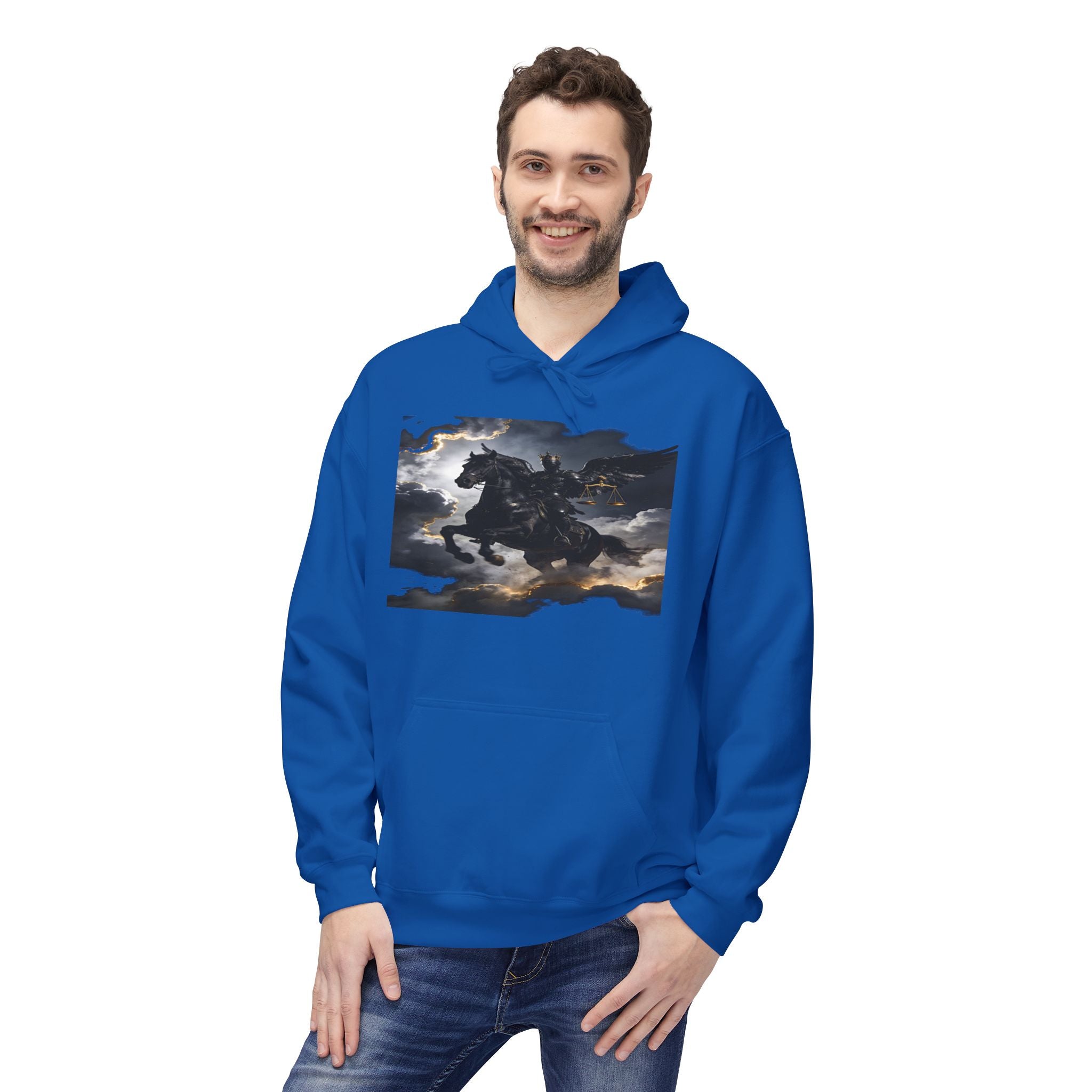Apocalypse  Revelation (6:1–8)  A black horse! Its rider was holding a pair of scales in his hand. - Graphic Pullover