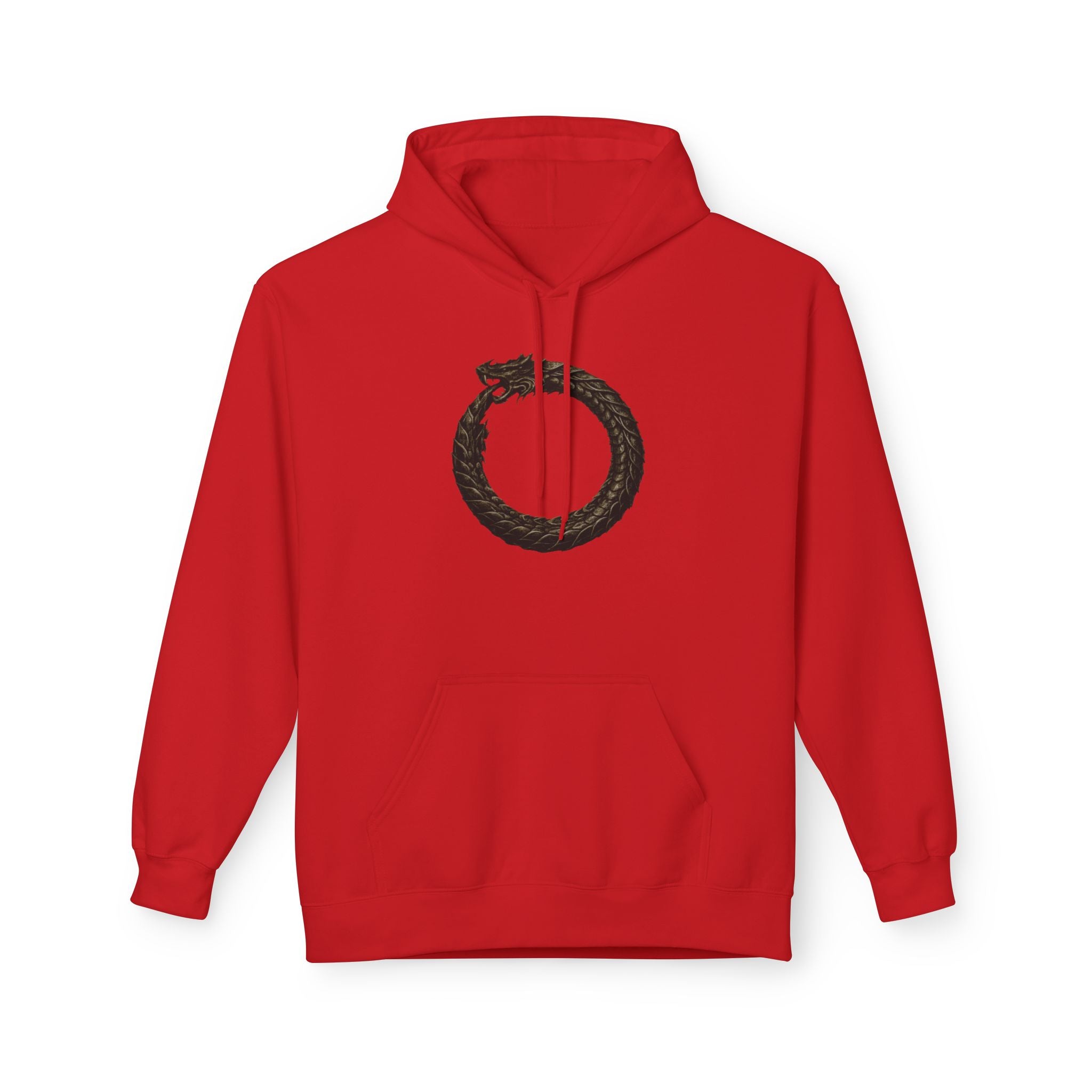 The Serpent – Jörmungandr- Hoodie — Minimal Mythic Graphic Pullover