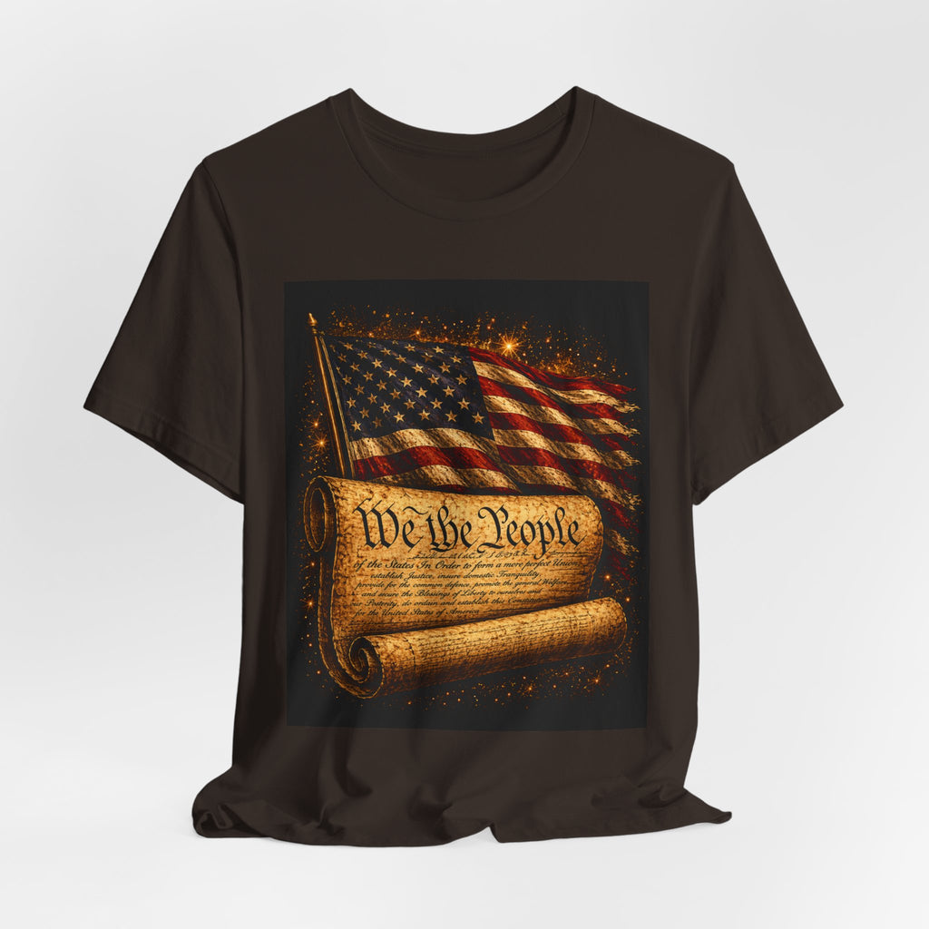 Patriotic "We the People" Constitution T-Shirt — American Flag Independence Day Tee
