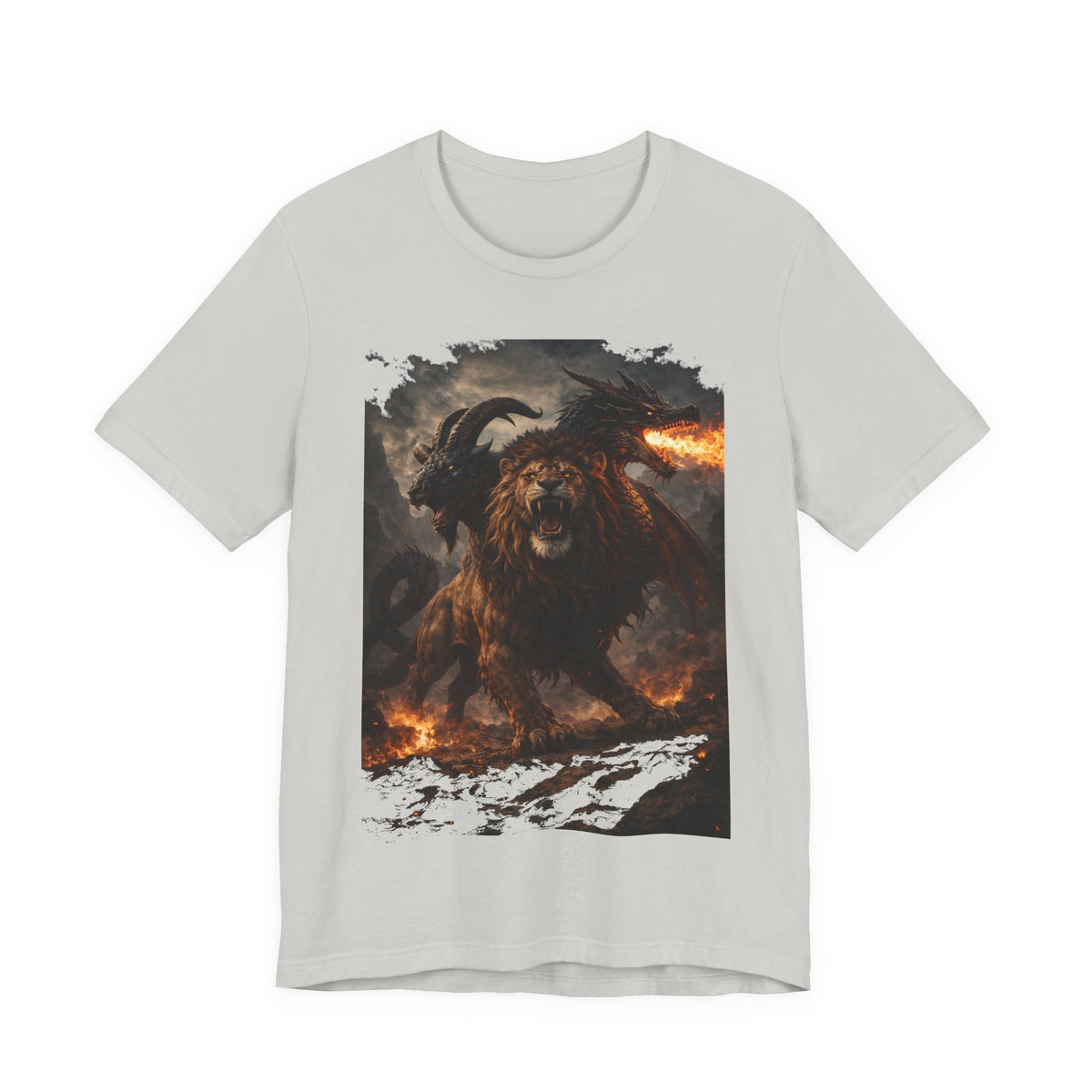 Chimera is one of the most fascinating creatures-Hellfire Beast Graphic T-Shirt