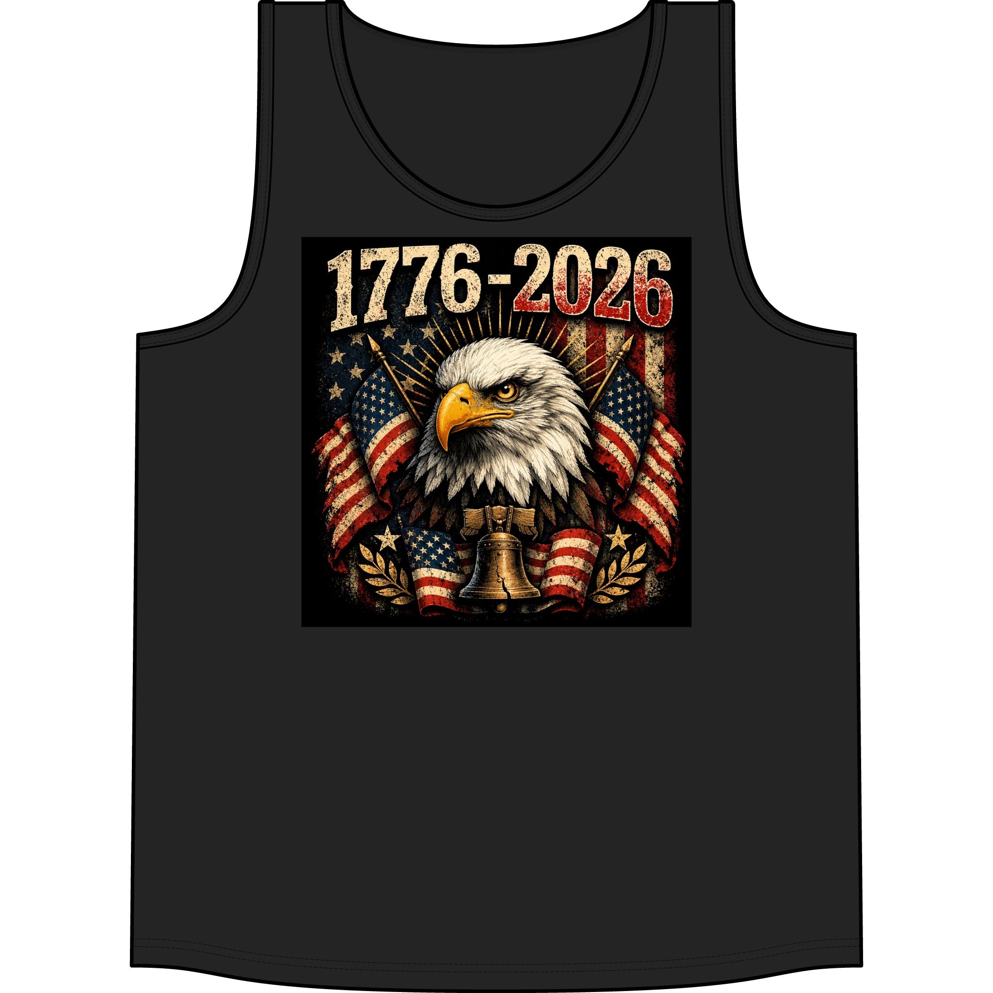 Patriotic Eagle 1776-2026 Tank Top