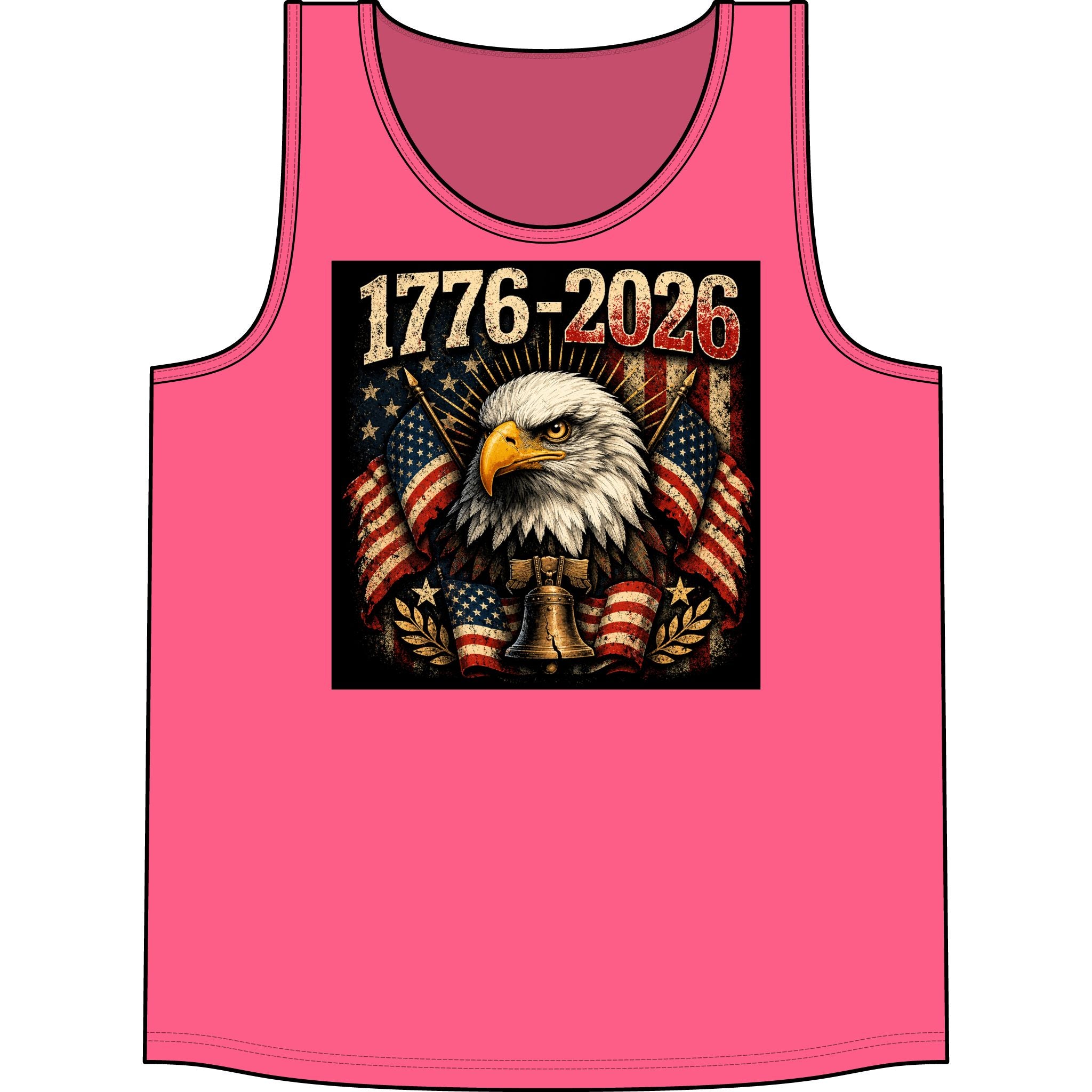 Patriotic Eagle 1776-2026 Tank Top