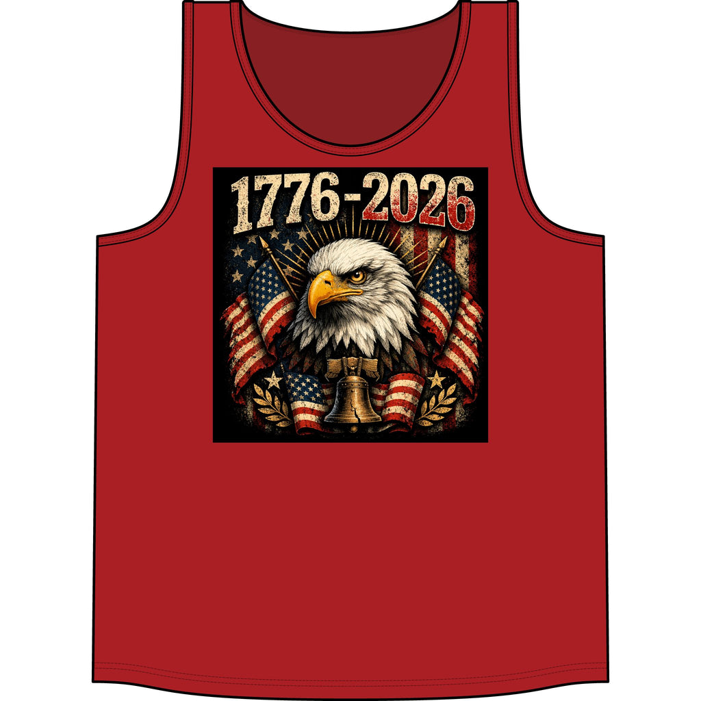 Patriotic Eagle 1776-2026 Tank Top