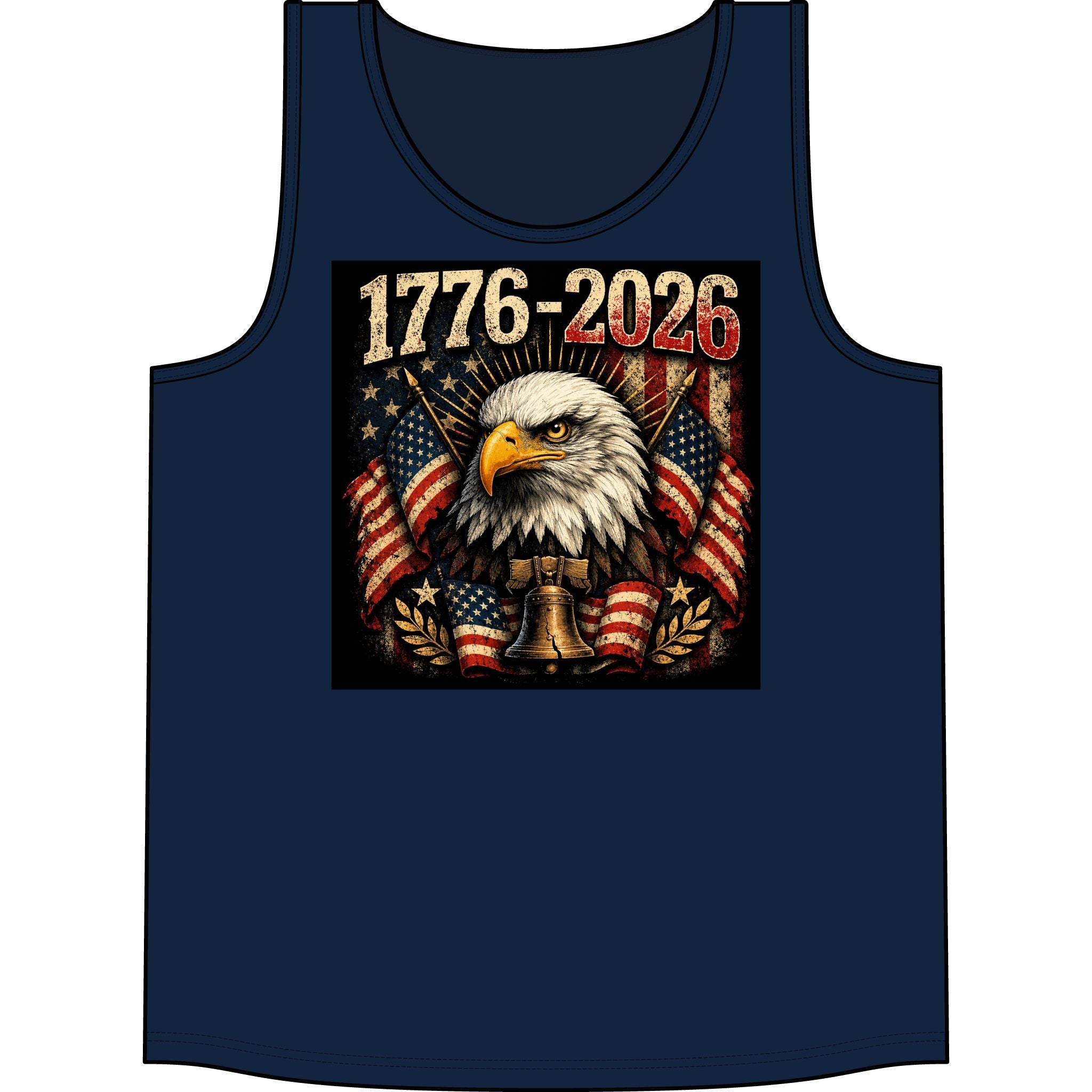 Patriotic Eagle 1776-2026 Tank Top