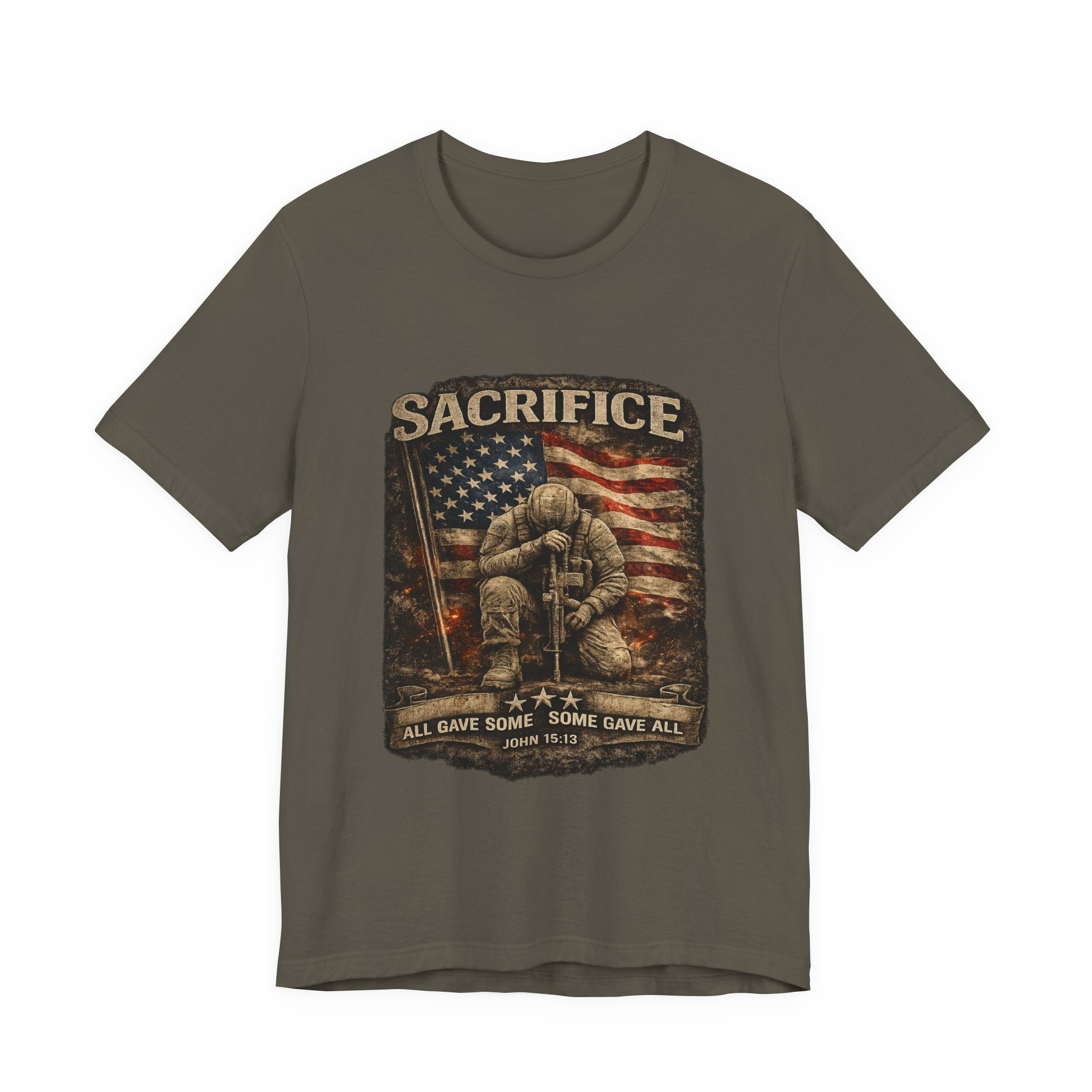 Veteran Sacrifice T-Shirt – 'All Gave Some, Some Gave All' Memorial Tee
