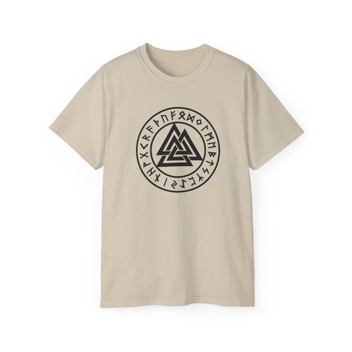 The Valknut – The Symbol of the Fallen Warriors-cotton T‑Shirt —
