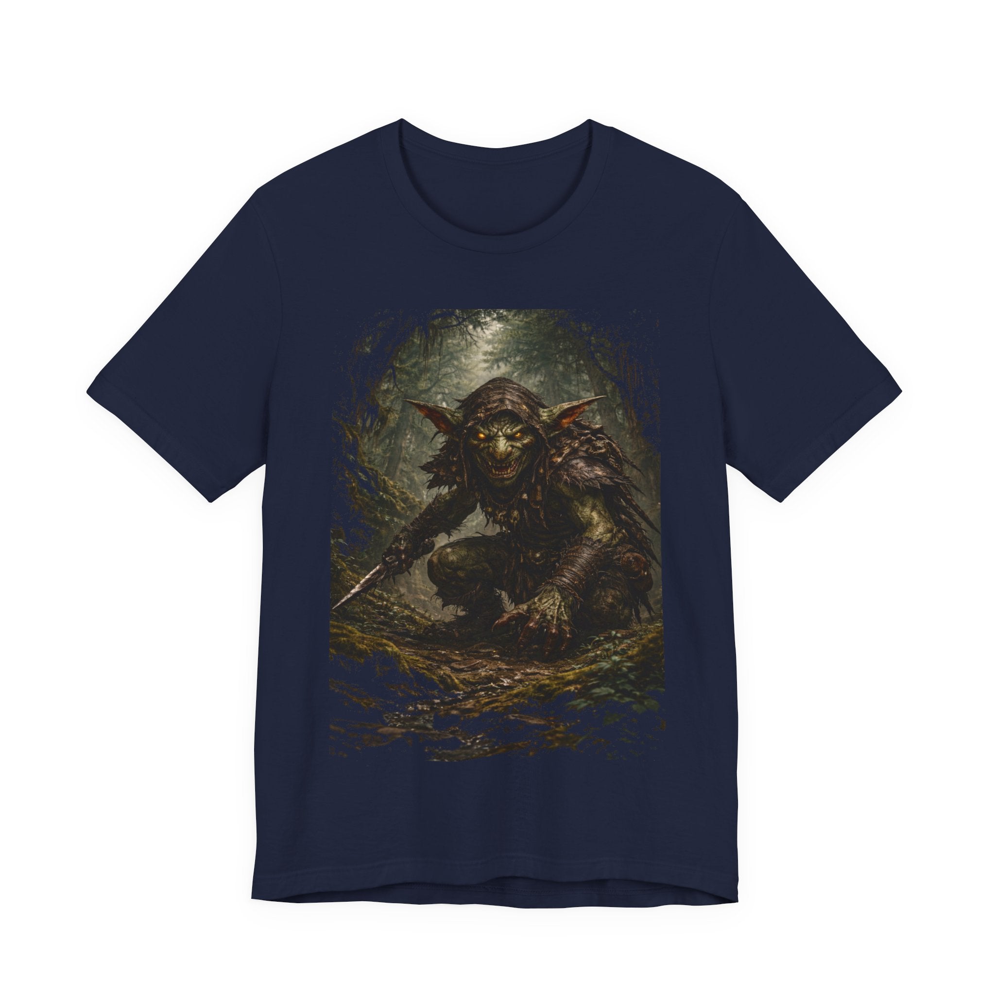 Goblin Warrior Graphic Tee — Dark Fantasy Monster T‑Shirt