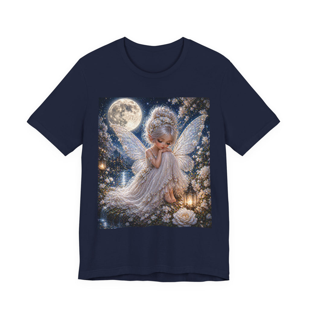 Moonlit Fairy T‑Shirt — Cute Angelic Fairy Graphic Tee