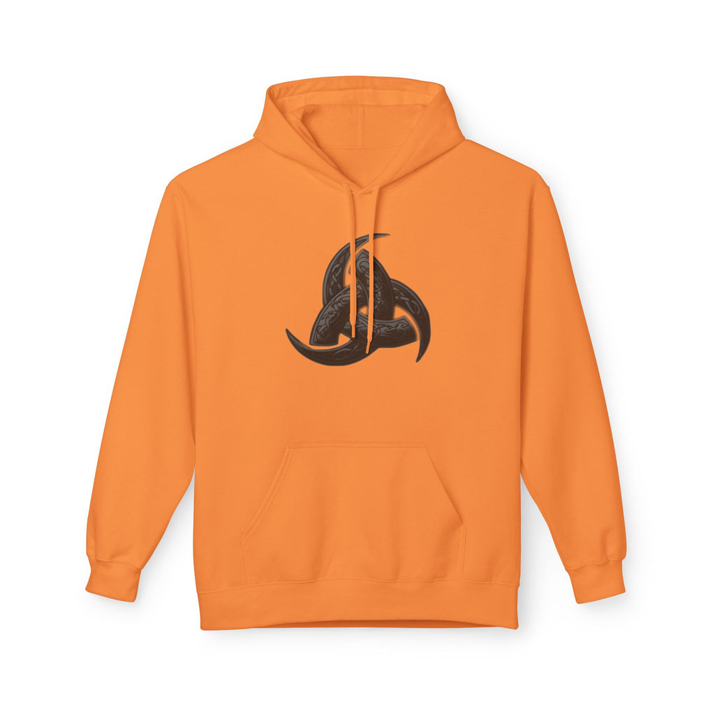 The Triple Horn of Odin is a Viking symbol  Fleece Hoodie
