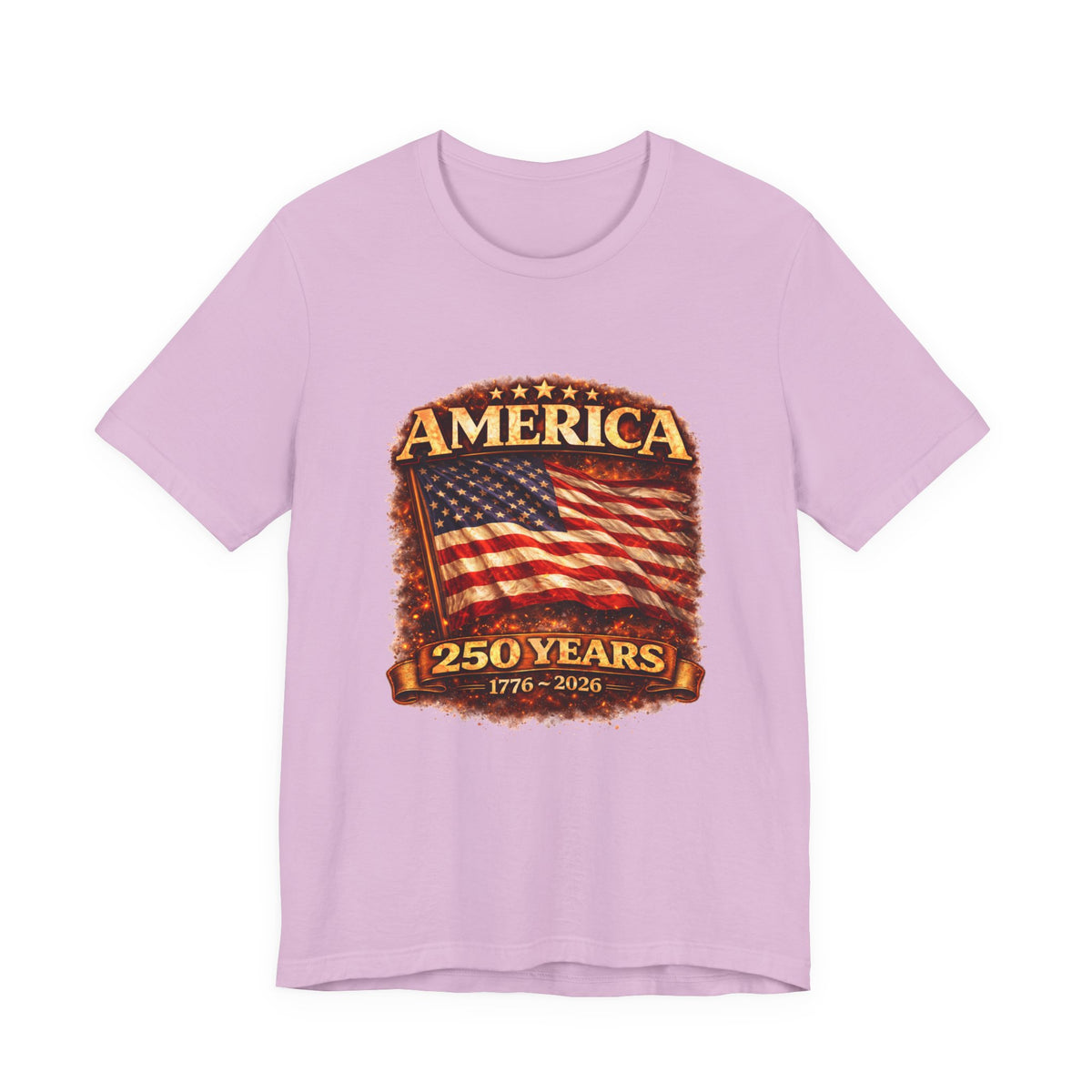 America 250 Years Flag T-Shirt – 1776–2026 Bicentennial Celebration Tee