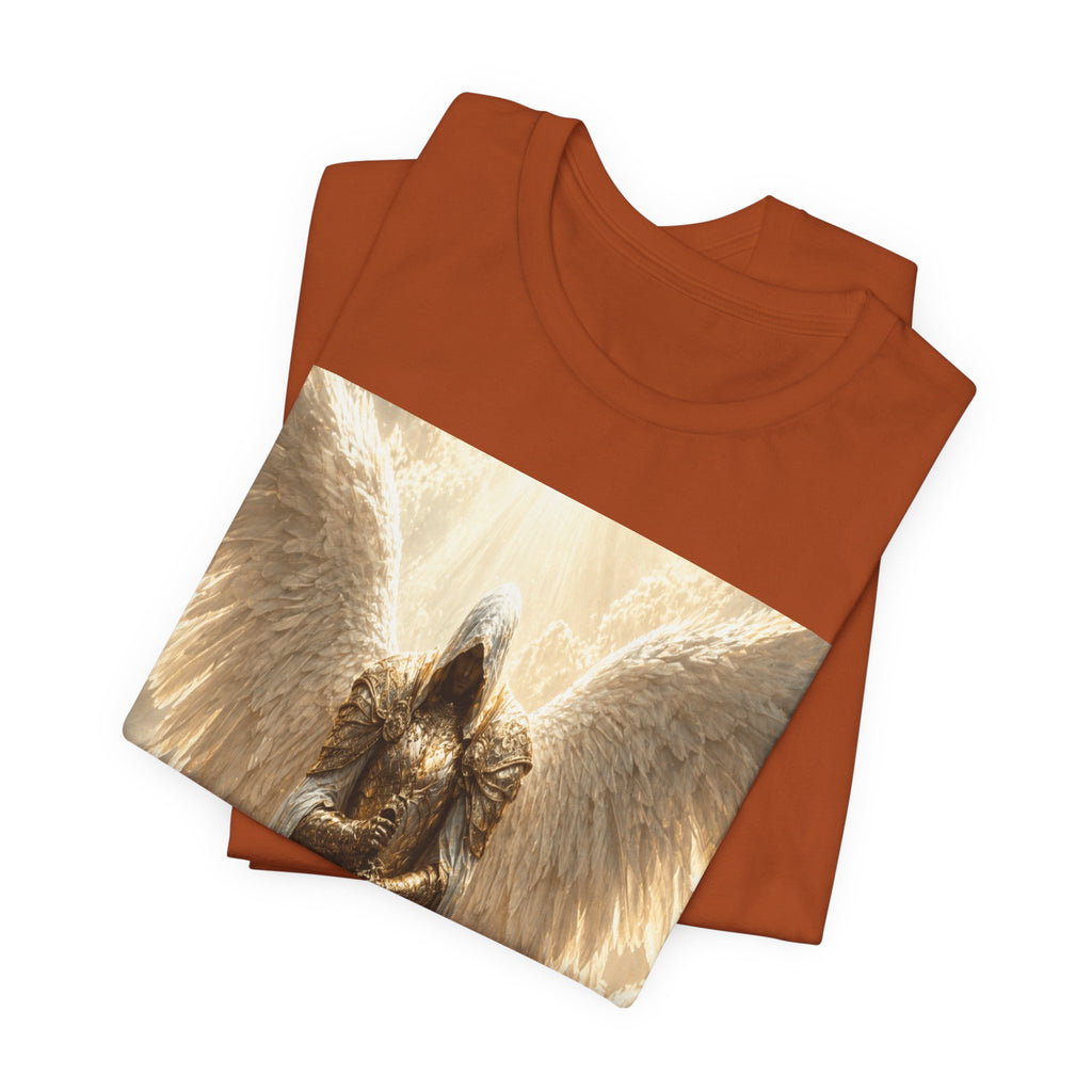 Guardian Angel Graphic Tee — Golden Archangel Design