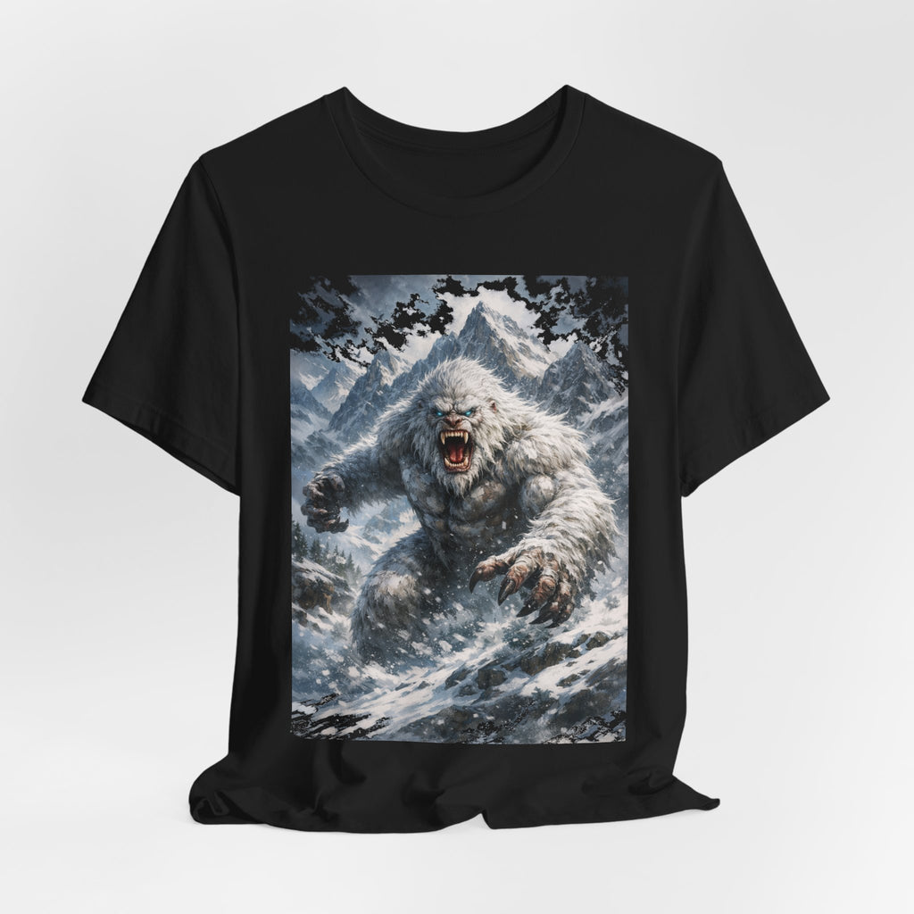 Yeti Monster Tee — Snowy Mountain Sasquatch Graphic T-Shirt
